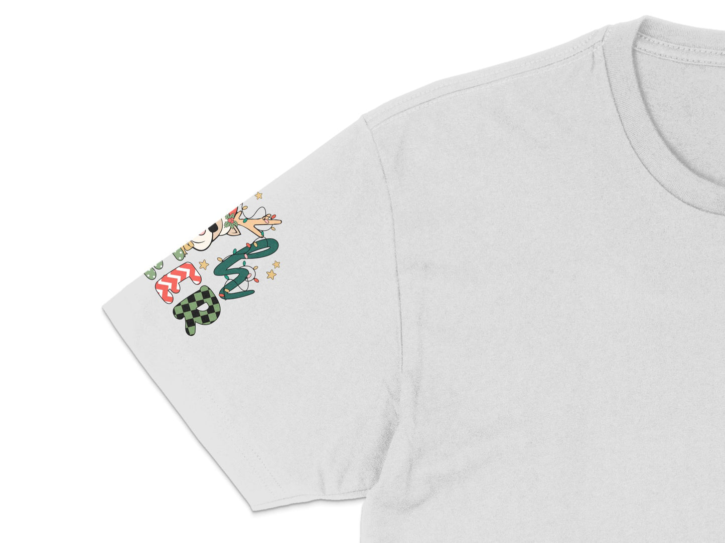 Lucky Charms T-shirt, Cute Magical Elements Graphic Tee, Unisex White Cotton Shirt