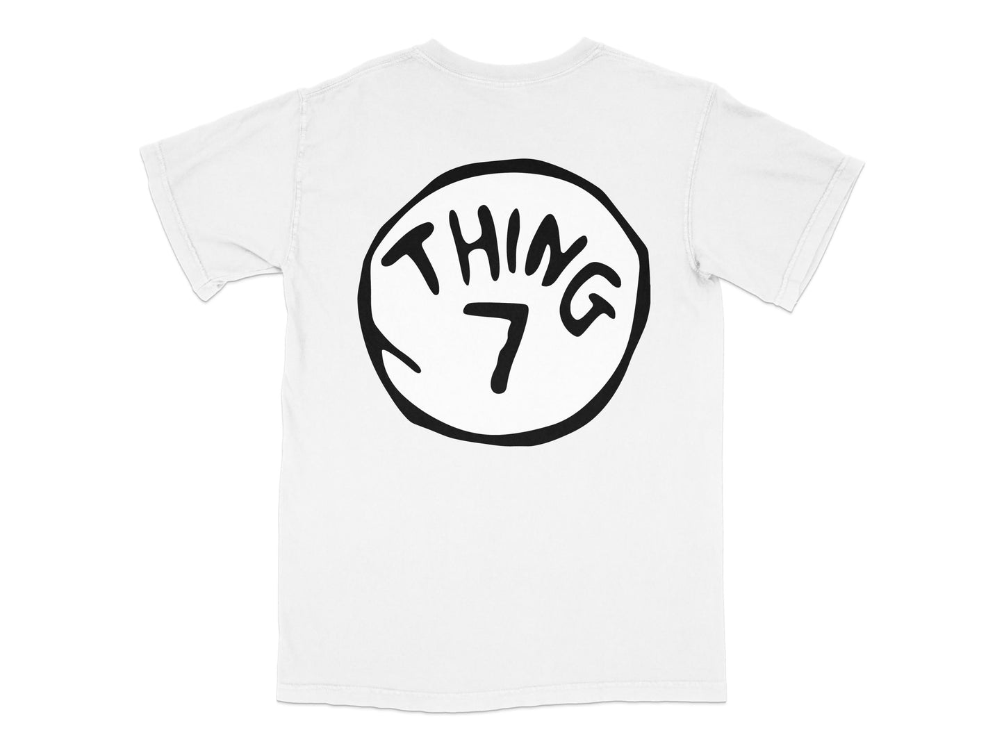 Thing 7 T-Shirt, White Graphic Tee, Novelty Funny Shirt, Unisex Adult Clothing, Casual Streetwear, Gift Idea