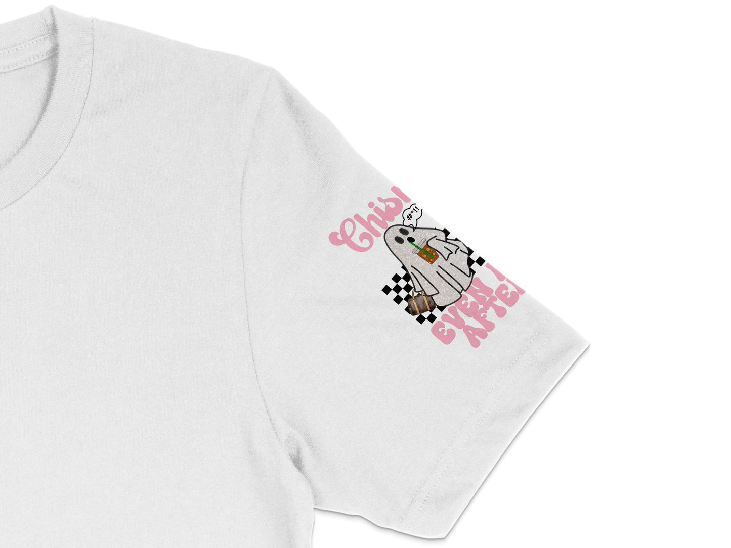 Ghost Skater T-Shirt, Cute Ghost Graphic Tee, Skateboarding Ghost, Youthful Streetwear, Trendy Teen Fashion, Unisex Clothing