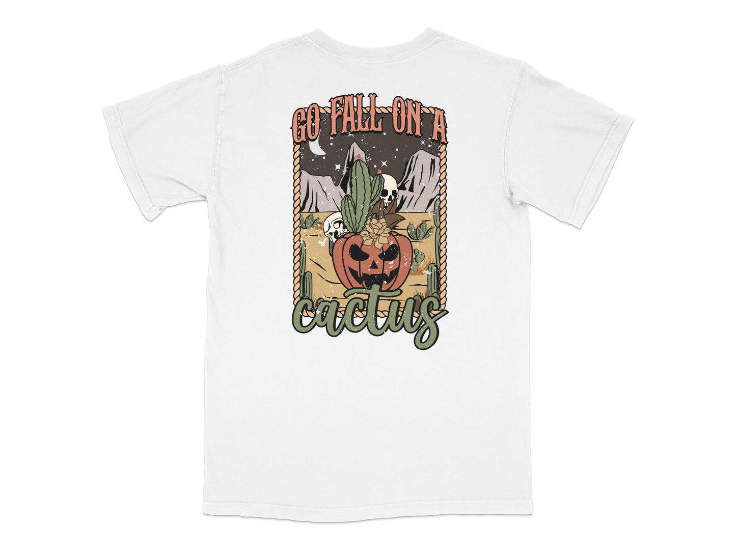 Vintage Graphic T-Shirt, Go Hell on A Cactus, Funny Quote Tee, Unisex Shirt, Casual Streetwear, Unique Gift Idea