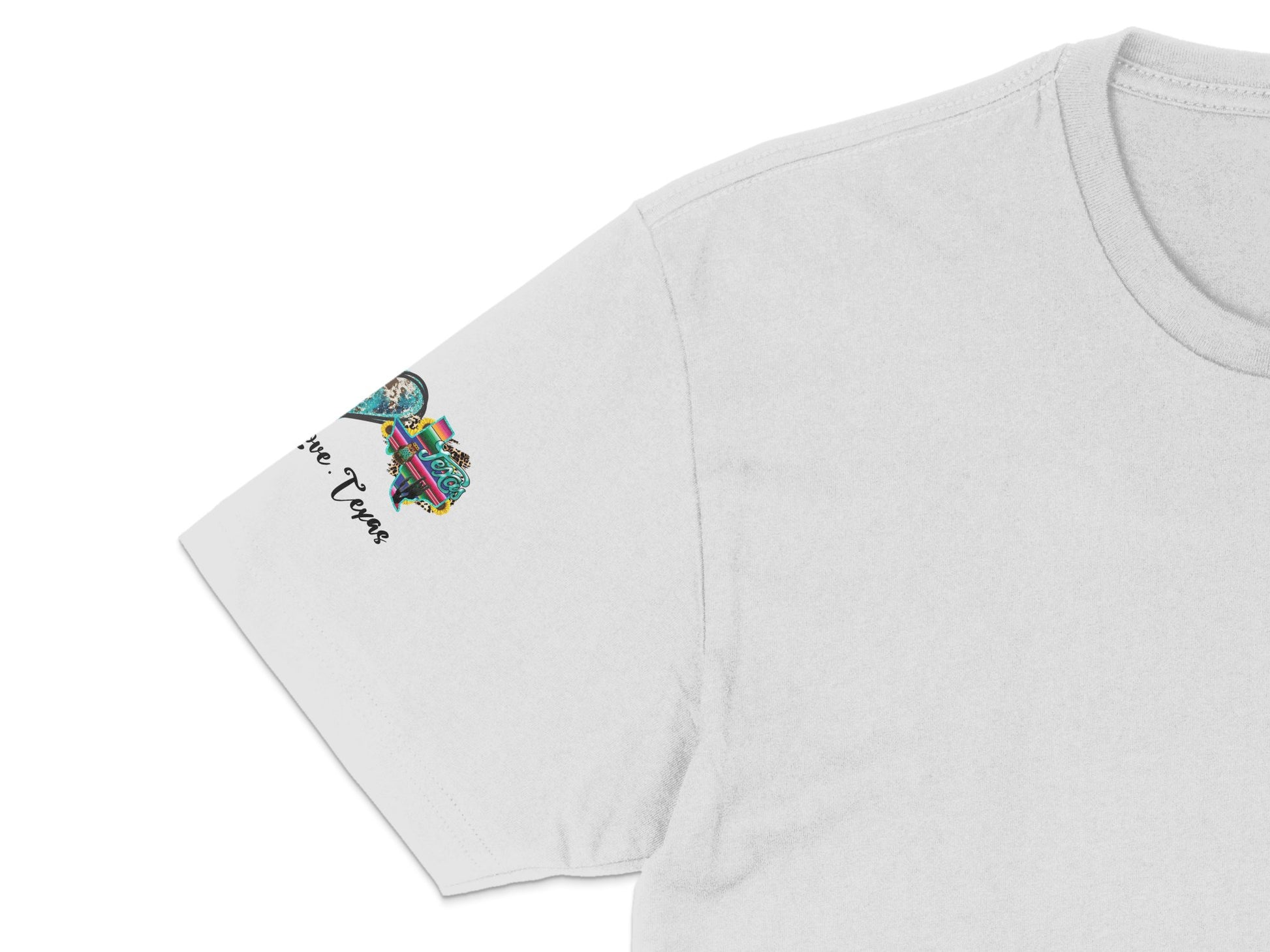 Men's White T-Shirt Vintage Camera Print Short Sleeve Casual Tee Top