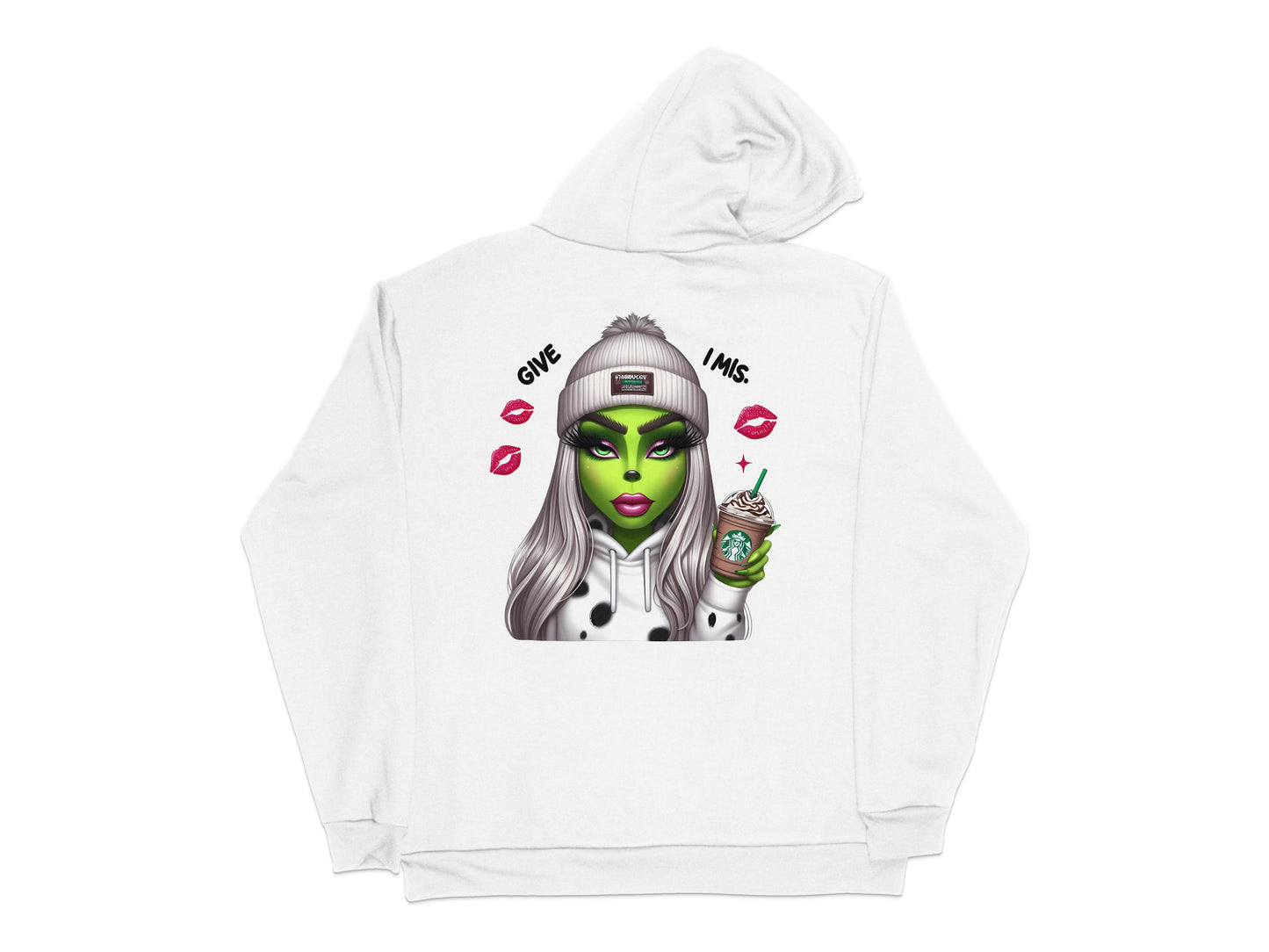 Trendy Urban Style Hoodie with Graphic Print, Cool Female Character Design, Fashion Streetwear
