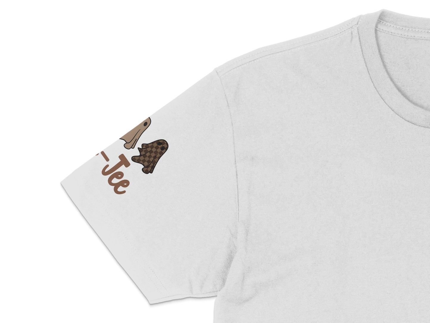 White T-Shirt with Acorn Graphic, Cute Fall Season Tee, Casual Unisex Shirt for Autumn Festivities