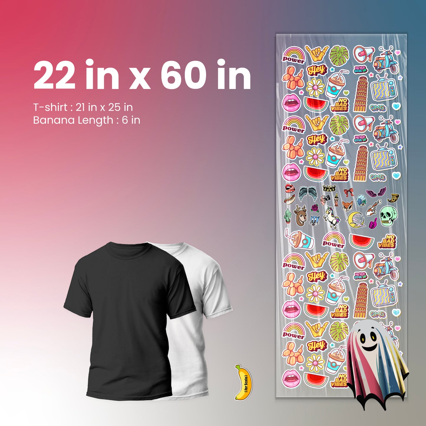 22in x 60 in dtf gang sheet