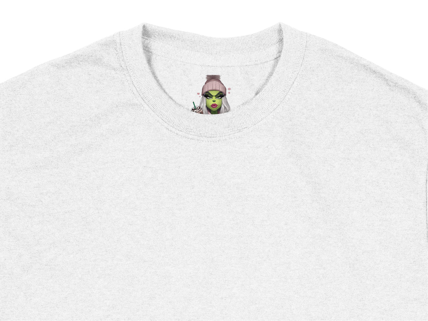 Grey T-Shirt with Unique Avocado Character Print, Cute Avocado Art, Casual Unisex Tee