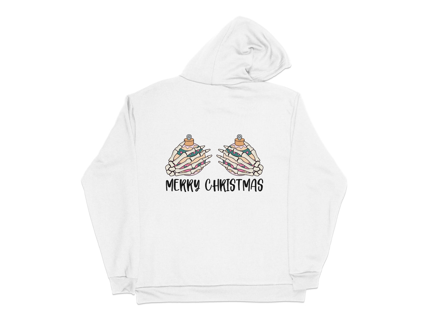 Merry Christmas Hoodie, Unisex Winter Apparel, Cute Cupcake Graphic Sweatshirt