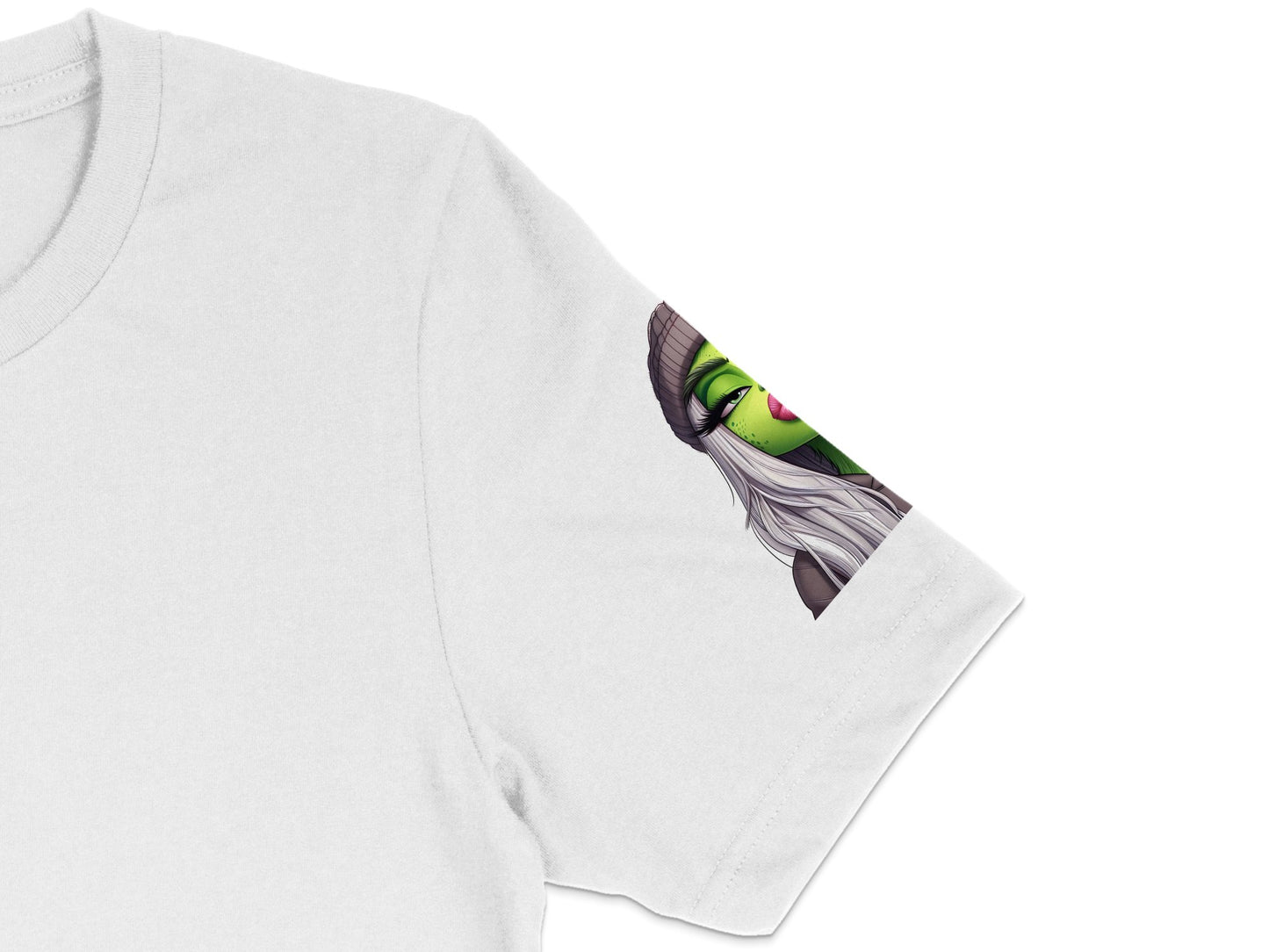 Witch Character Halloween T-Shirt, Cute Witch Design, Kids and Adult Sizes, Casual White Tee, Unique Graphic Shirt