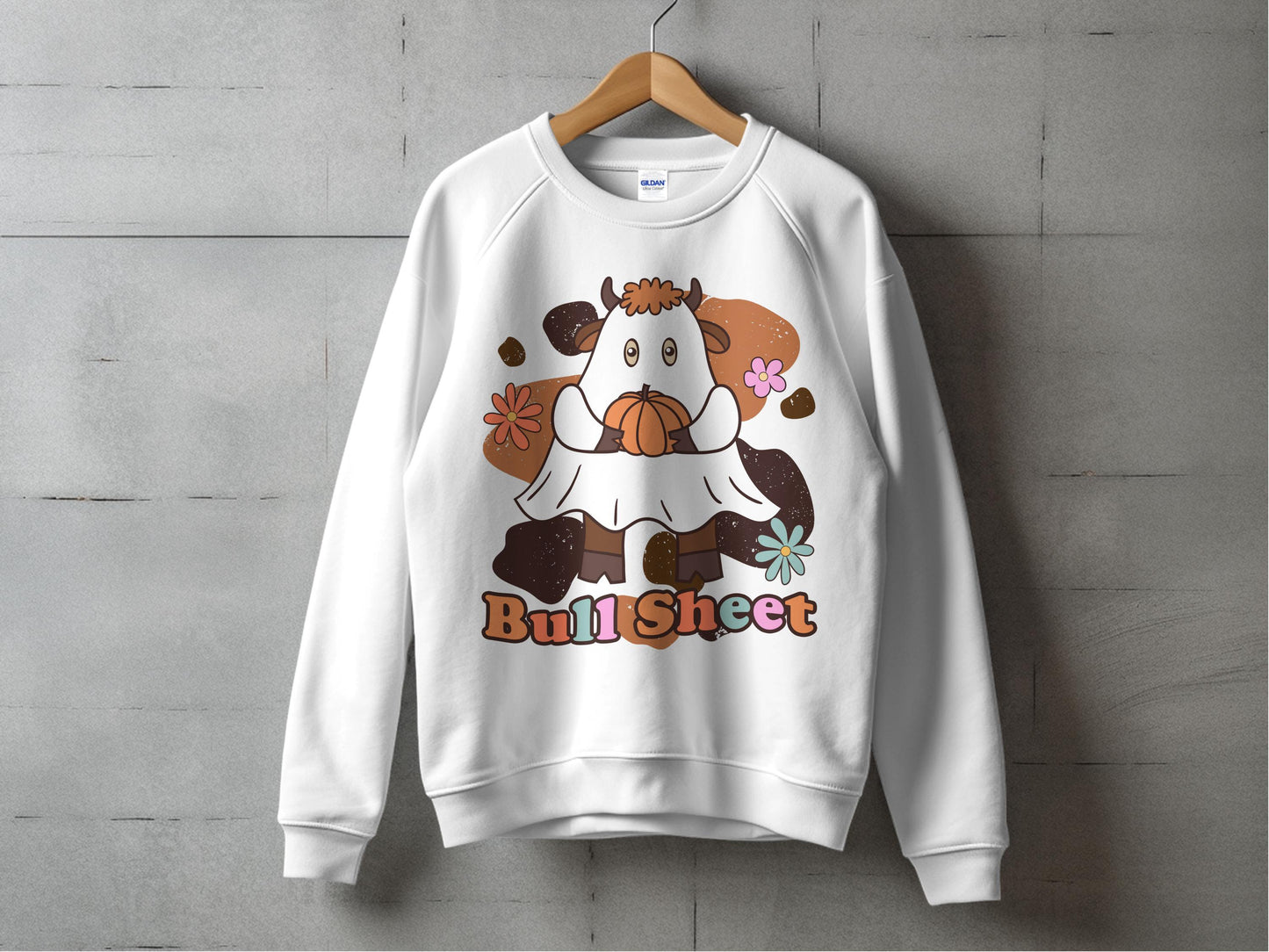 BullSheet Cute Bulldog Graphic Sweatshirt, Comfy Unisex Adult Casual Pullover, Animal Lover Gift, Soft Cotton Top, Trendy Dog Apparel