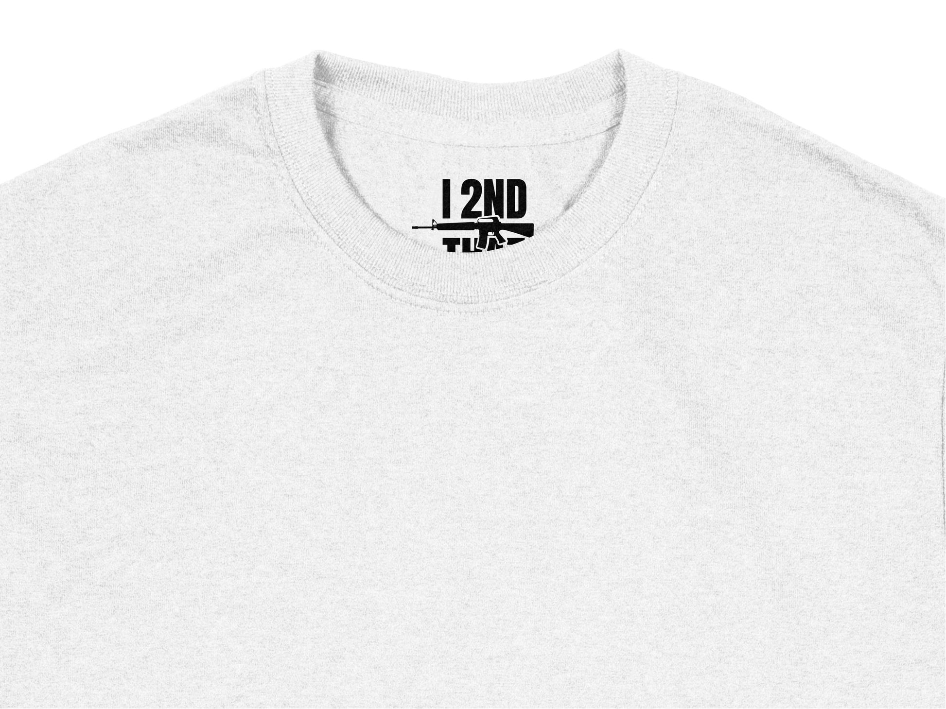 Minimalist White T-Shirt with Black Text Logo, Unisex Cotton Tee, Casual Streetwear, Trendy Fashion Top for Men and Women