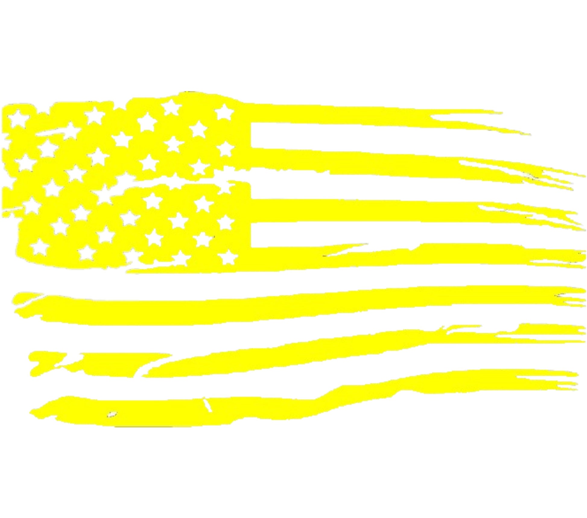 American Flag Abstract Art, Yellow Brush Stroke Patriotic Print, Modern USA Flag Wall Art Decor