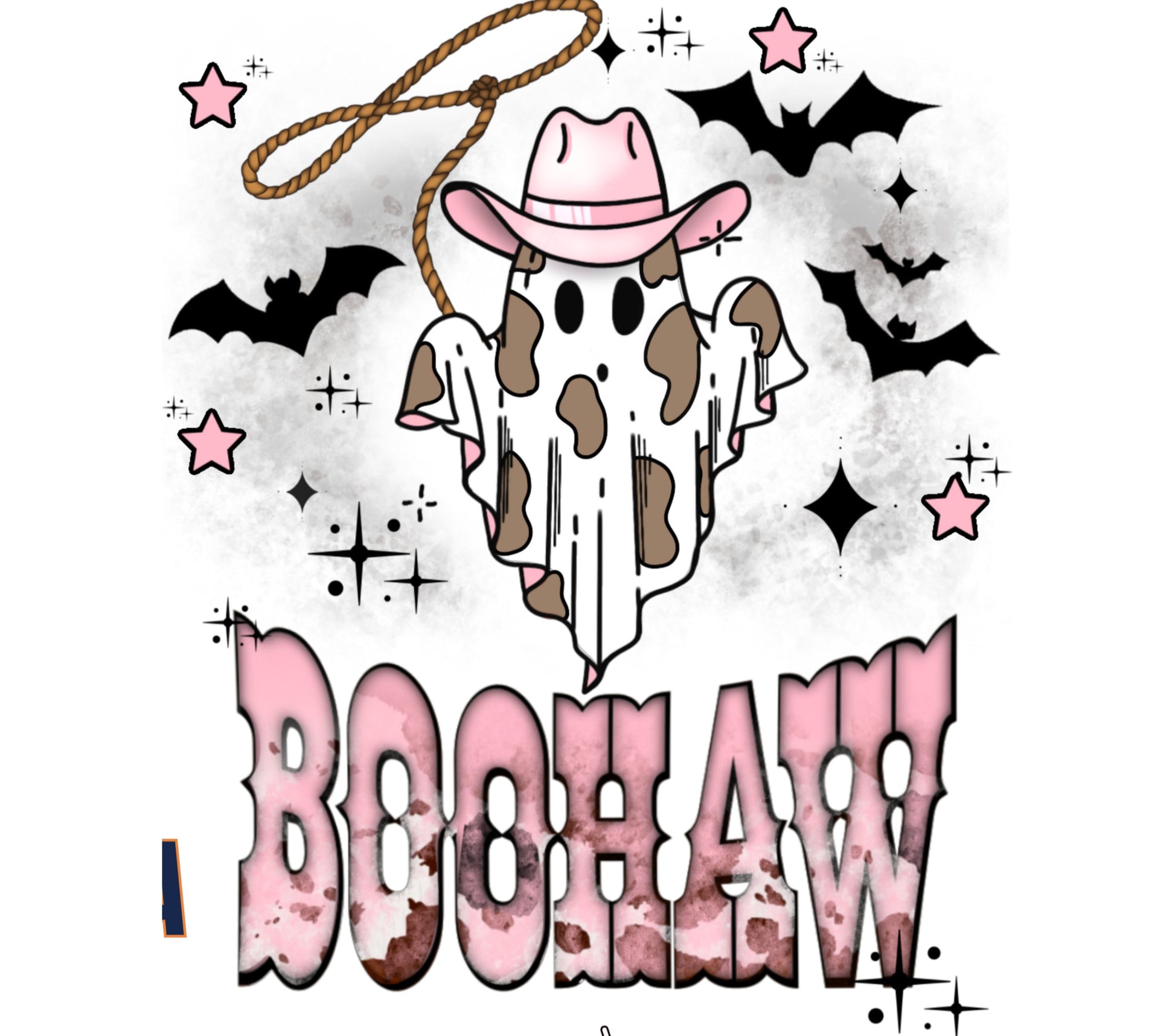 Western Boho Cow Skull T-Shirt, Pink Cowboy Hat, Bat Motif, Star Graphics, Unique Bohemian Tee