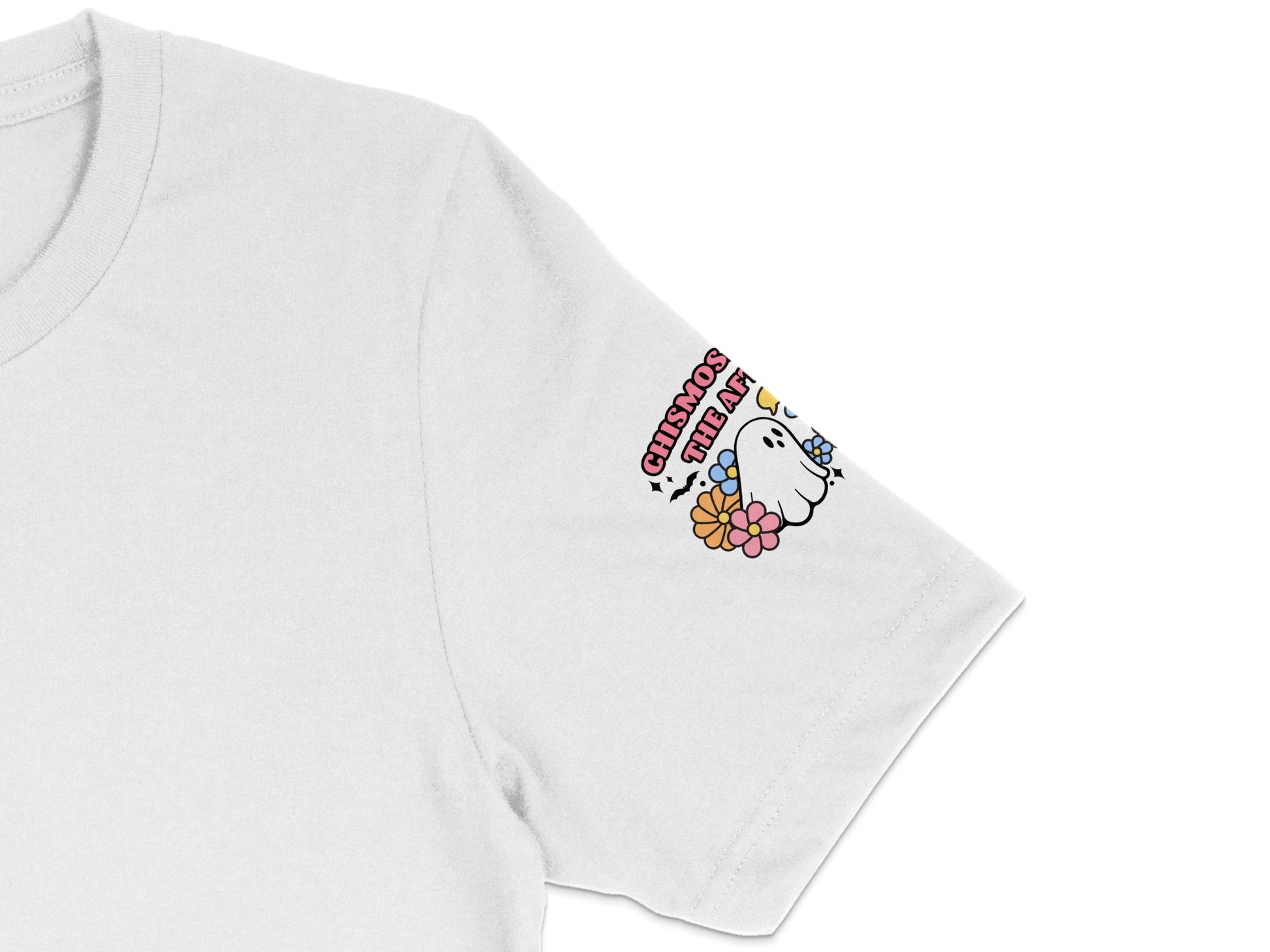 Cute Elephant T-Shirt, Floral Design, Kids White Tee, Cartoon Animal Print, Casual Wear, Gift for Children