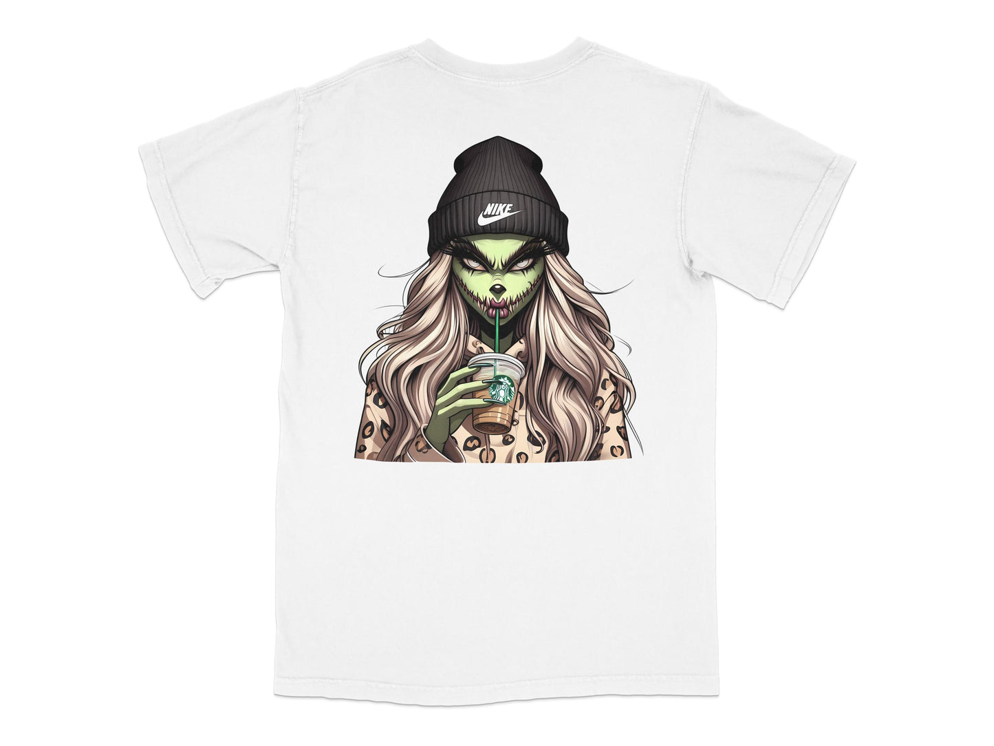 Zombie Girl Graphic T-Shirt, Trendy Monster Fashion Tee, Urban Style Cool Streetwear, Unisex Casual Top