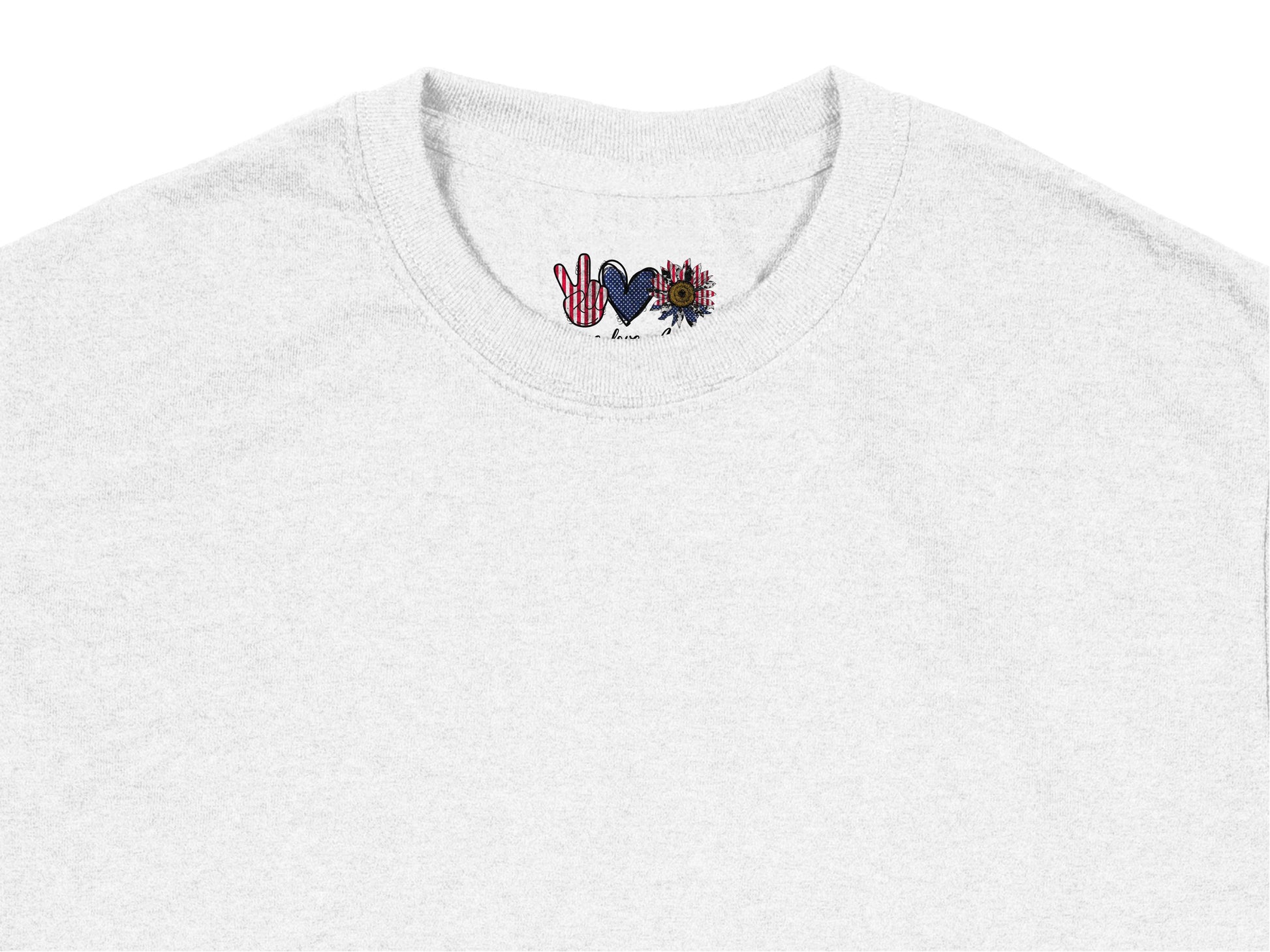 Embroidered 'I Love You' Hand Sign Graphic T-Shirt, Unisex White Shirt, Casual Streetwear, Trendy Love Gesture Tee, Unique Gift Idea