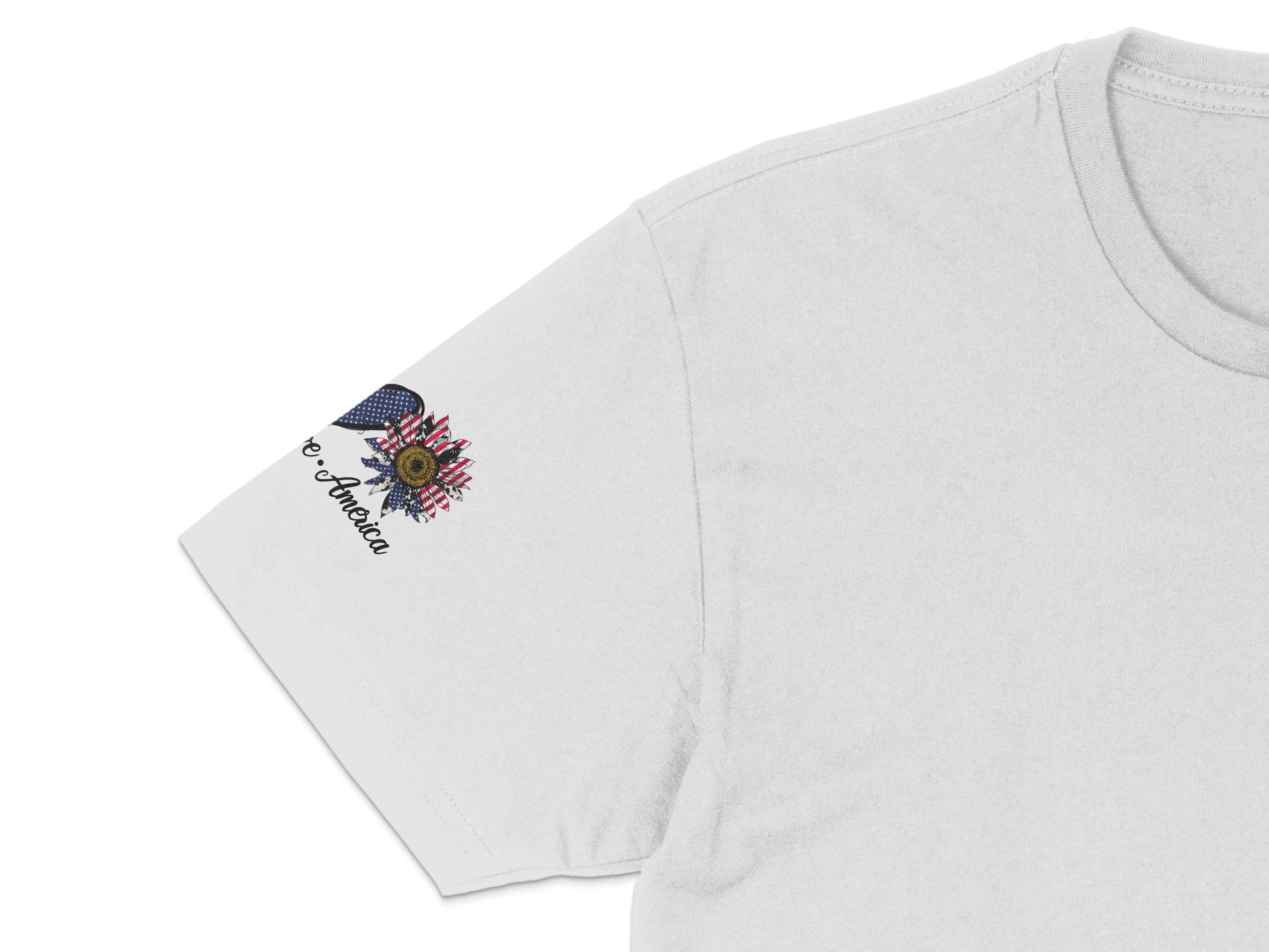 Sunflower Embroidered White T-Shirt, Summer Casual Tee, Floral Design, Women's Fashion Top, Soft Cotton Shirt, Unique Floral Apparel