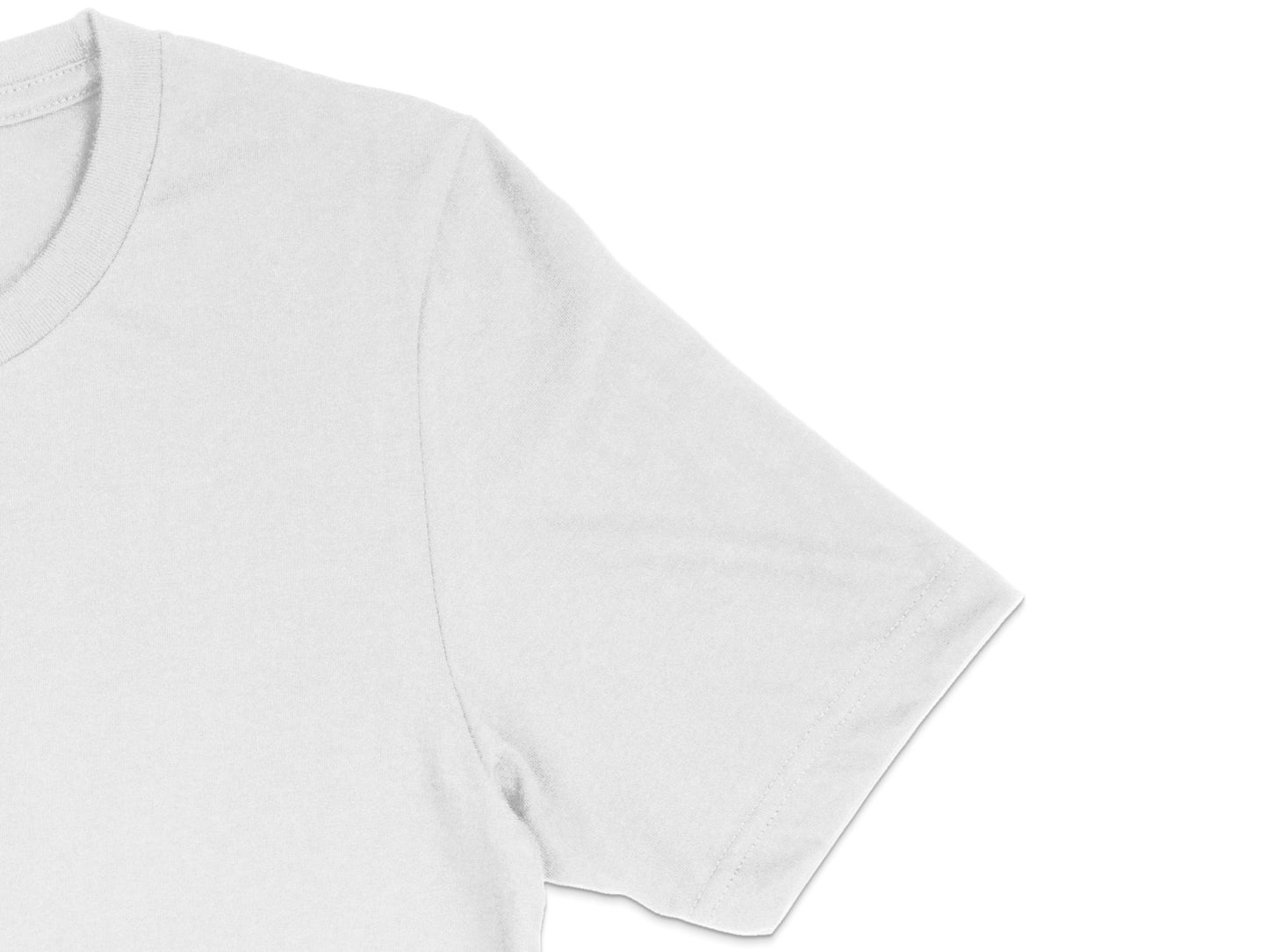 Plain White T-Shirt Basic Crew Neck Tee Unisex Casual Cotton Top Comfortable Everyday Wear Essential Solid Color Shirt