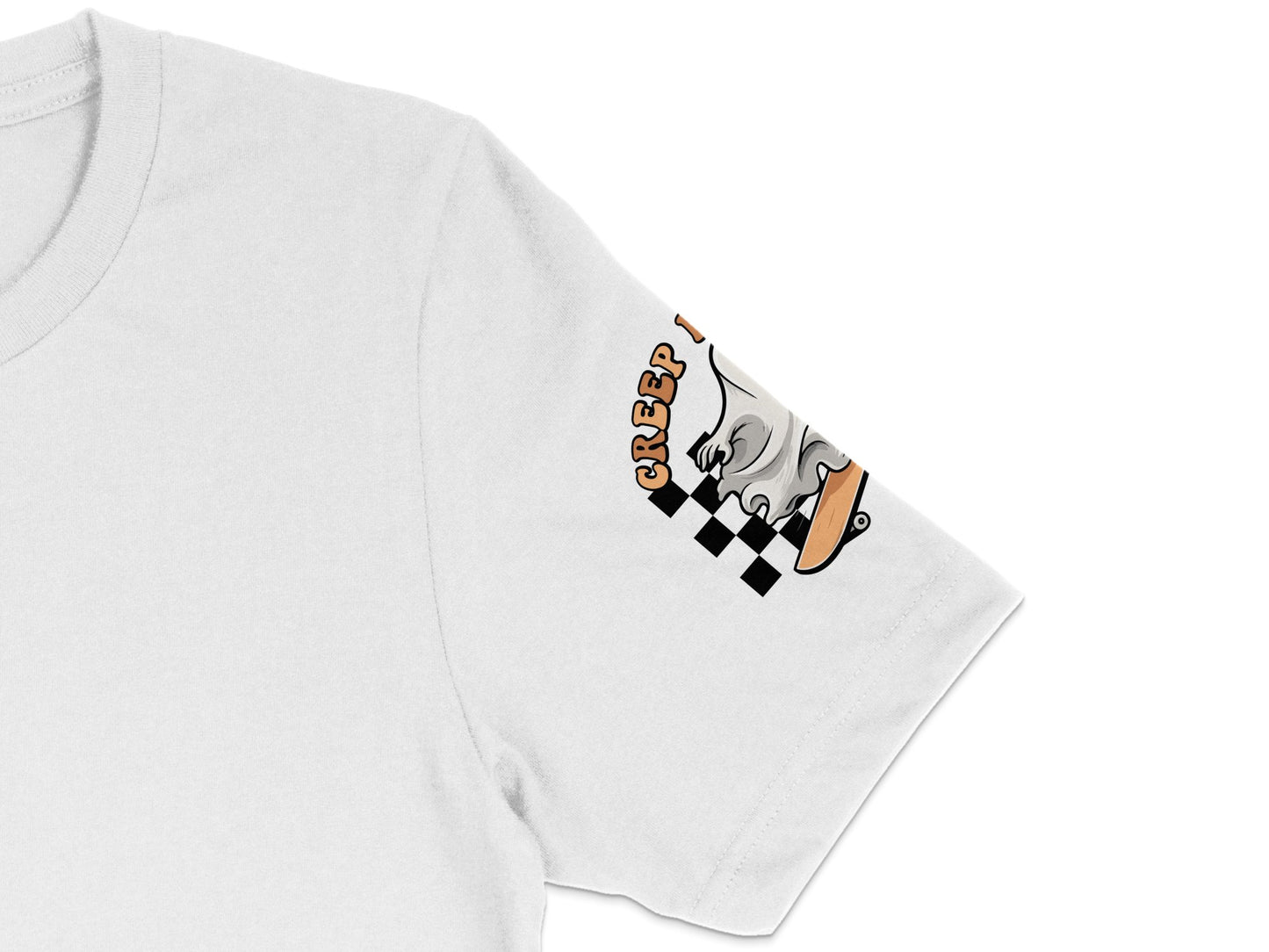 White T-Shirt with Vintage Cartoon Dog Graphic, Unisex Retro Style Tee, Fun and Quirky Fashion