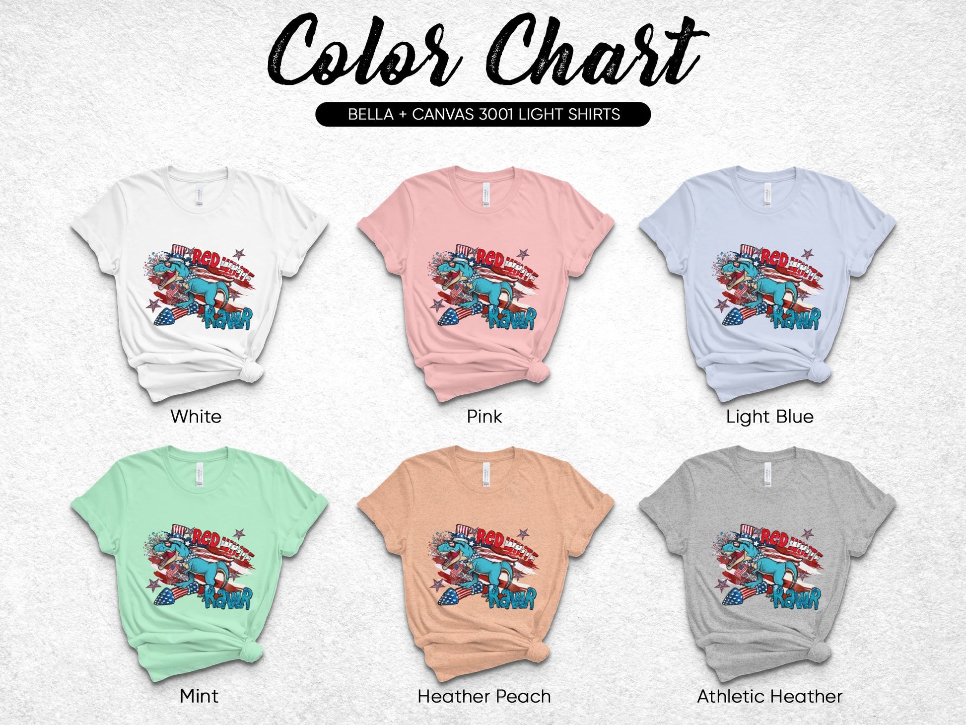 Bella Canvas 3001 T-Shirts with Retro Robot Print, Multiple Colors Available, Soft Cotton Tee