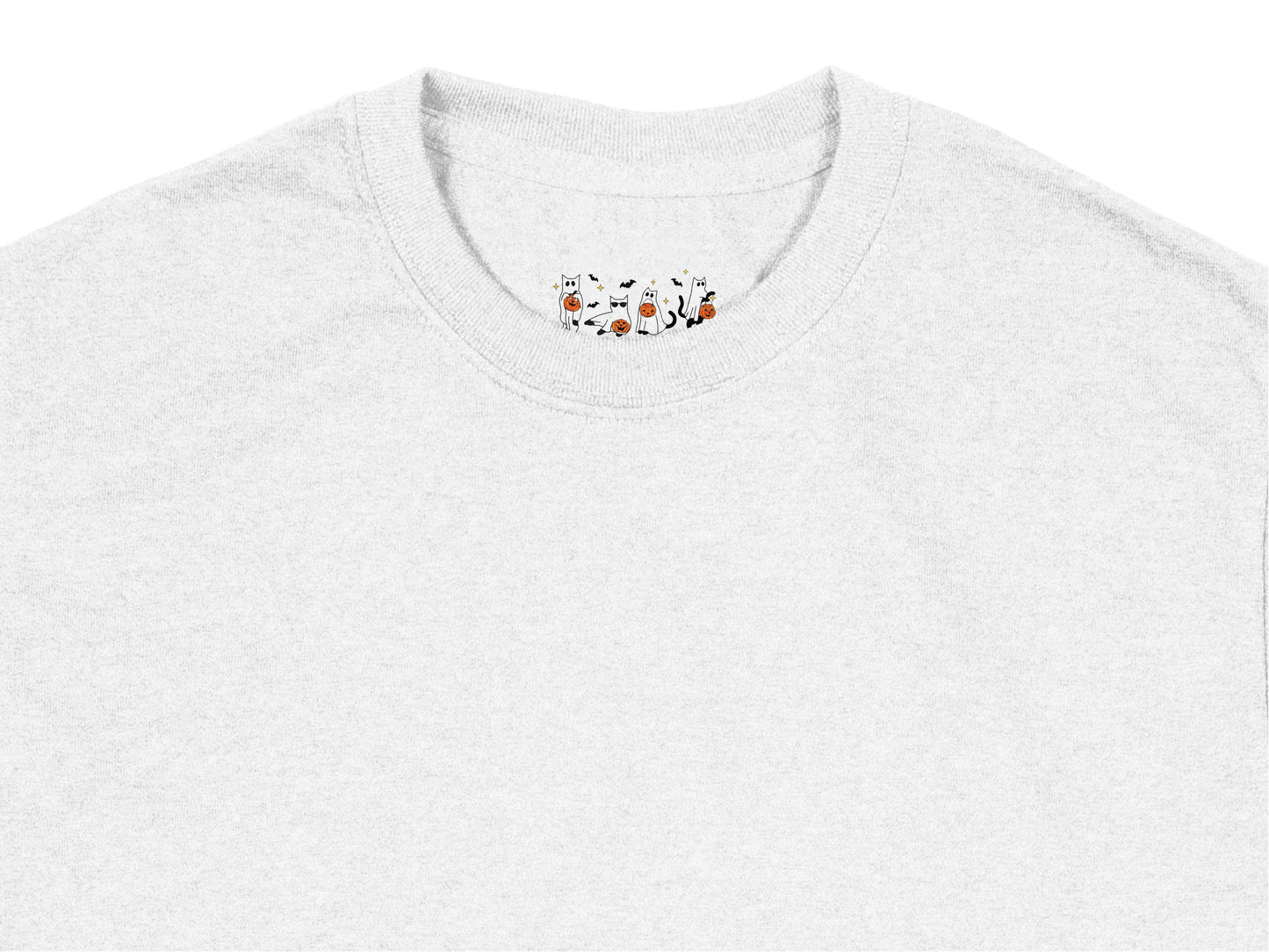 Cute Cat Print T-Shirt, Grey Unisex Tee, Animal Graphic Shirt, Casual Kitten Top, Soft Cotton Fabric, Gift for Cat Lovers