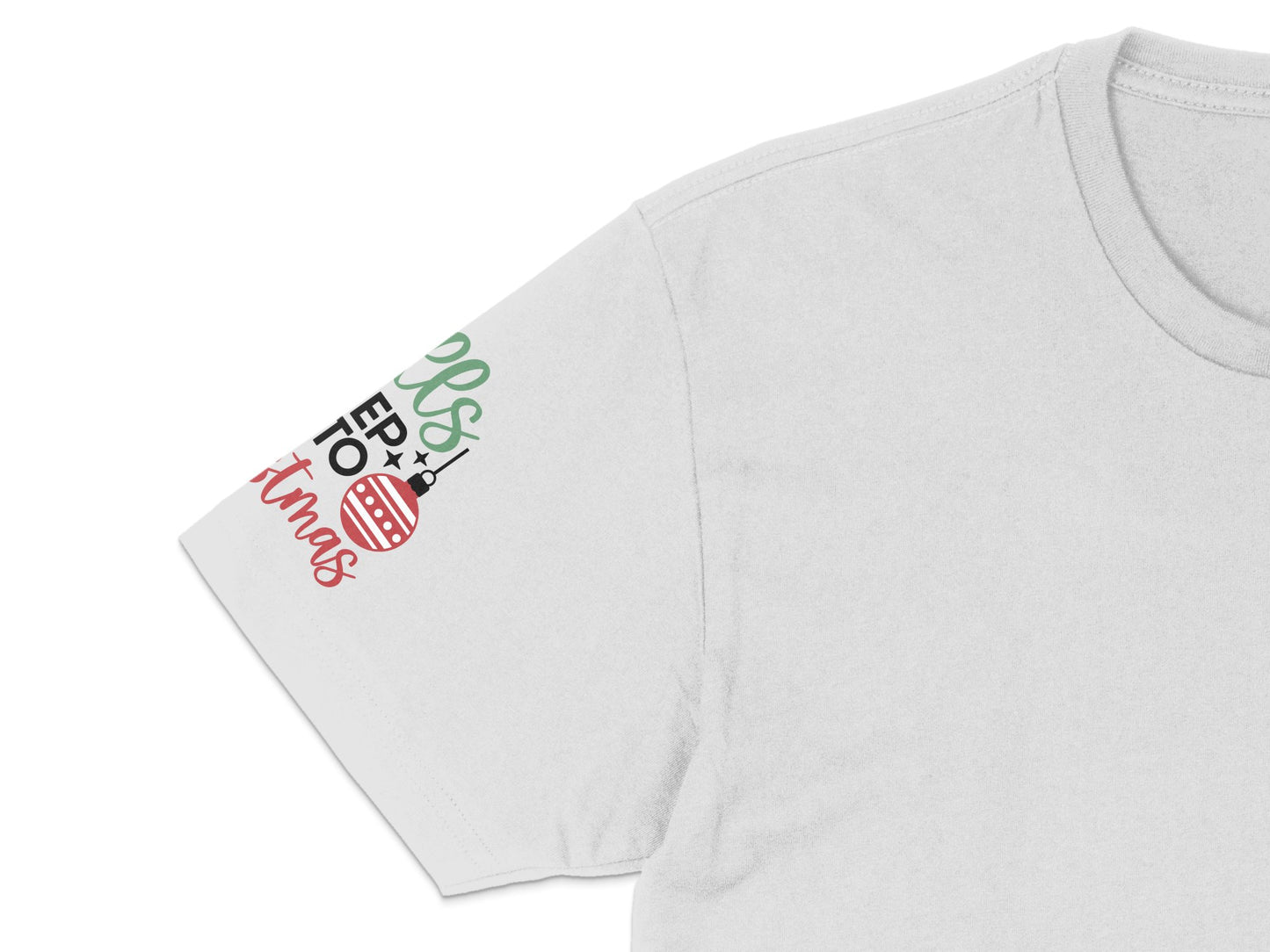 Festive Christmas T-Shirt My 1st Xmas Friends Theme Holiday Gift White Tee