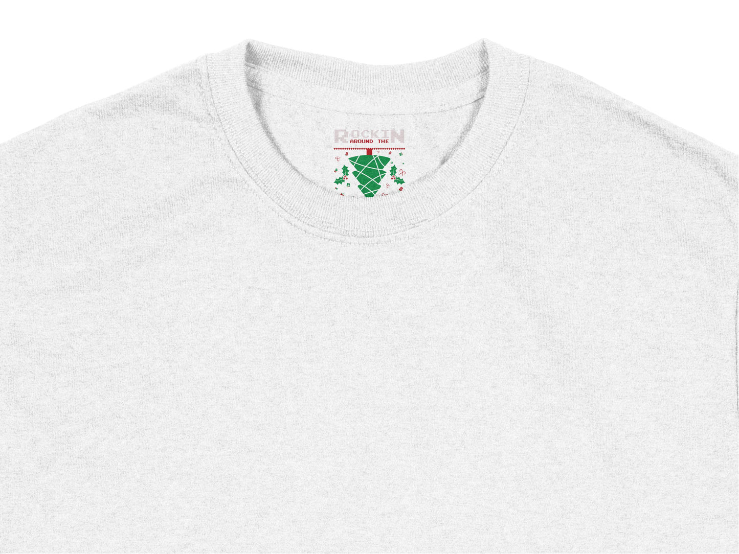 Rock'n Holiday Ugly Christmas Sweater T-Shirt, Festive Graphic Tee, Casual Holiday Apparel for Men and Women