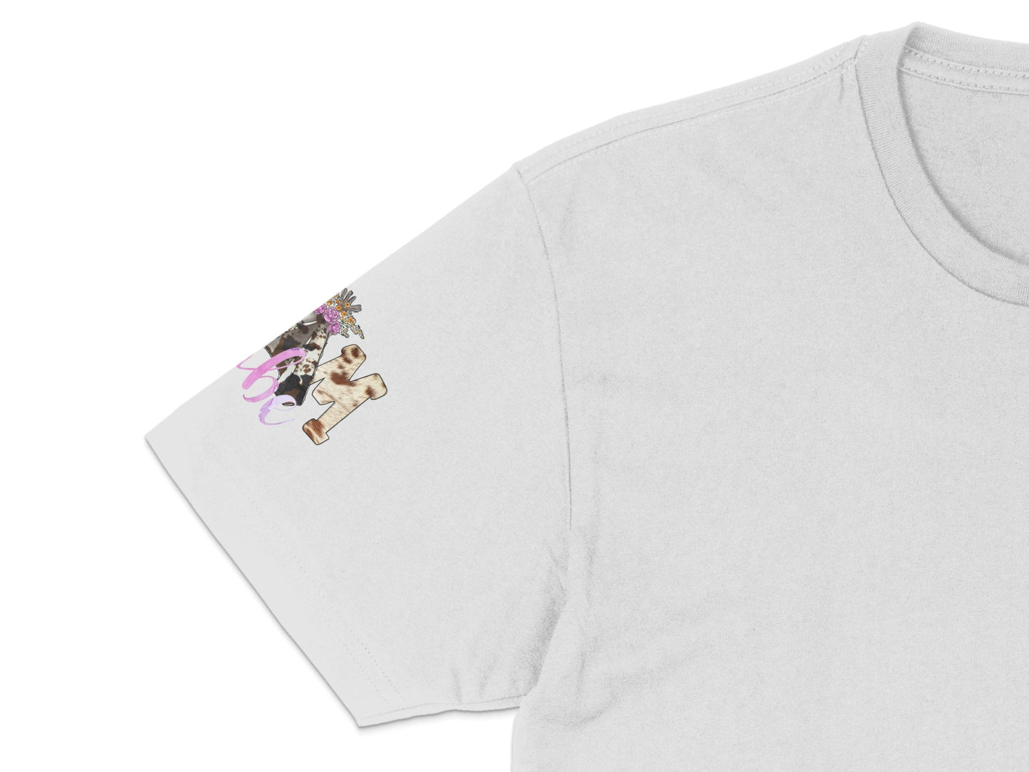 Unisex White T-Shirt with Classic Mythology Print, Satyr and Nymphs, Comfortable Casual Style