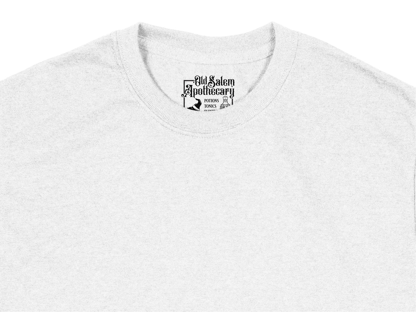 Vintage Inspired Old Salem Apothecary T-Shirt, Unisex Cotton Tee, Witchy Graphic, Casual Wear