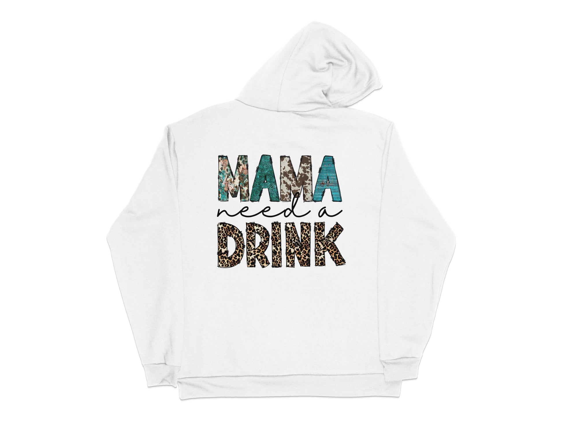 Mama Needs A Drink Hoodie, Funny Mom Sweatshirt, Cozy Women's Winter Apparel, Gift for Her