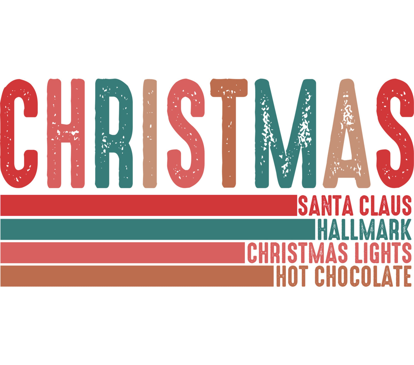 Vintage Christmas SVG, Santa Claus Hallmark Hot Chocolate, Festive Holiday Decor Download
