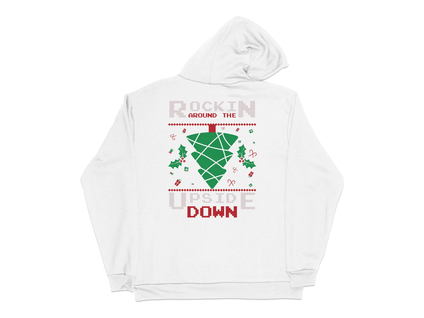 Upside Down Christmas Sweatshirt, Holiday Hoodie, Unisex Winter Apparel, Festive Clothing Gift