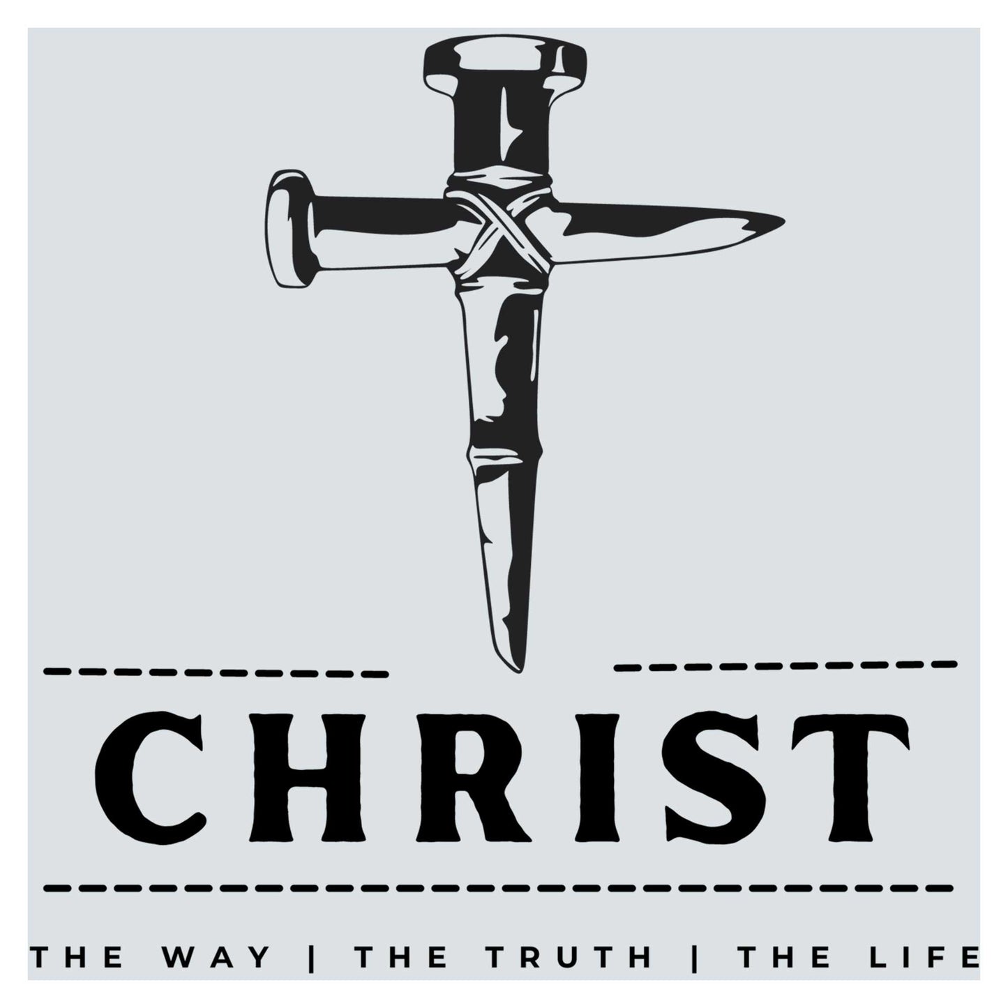 a cross with the words christ on it