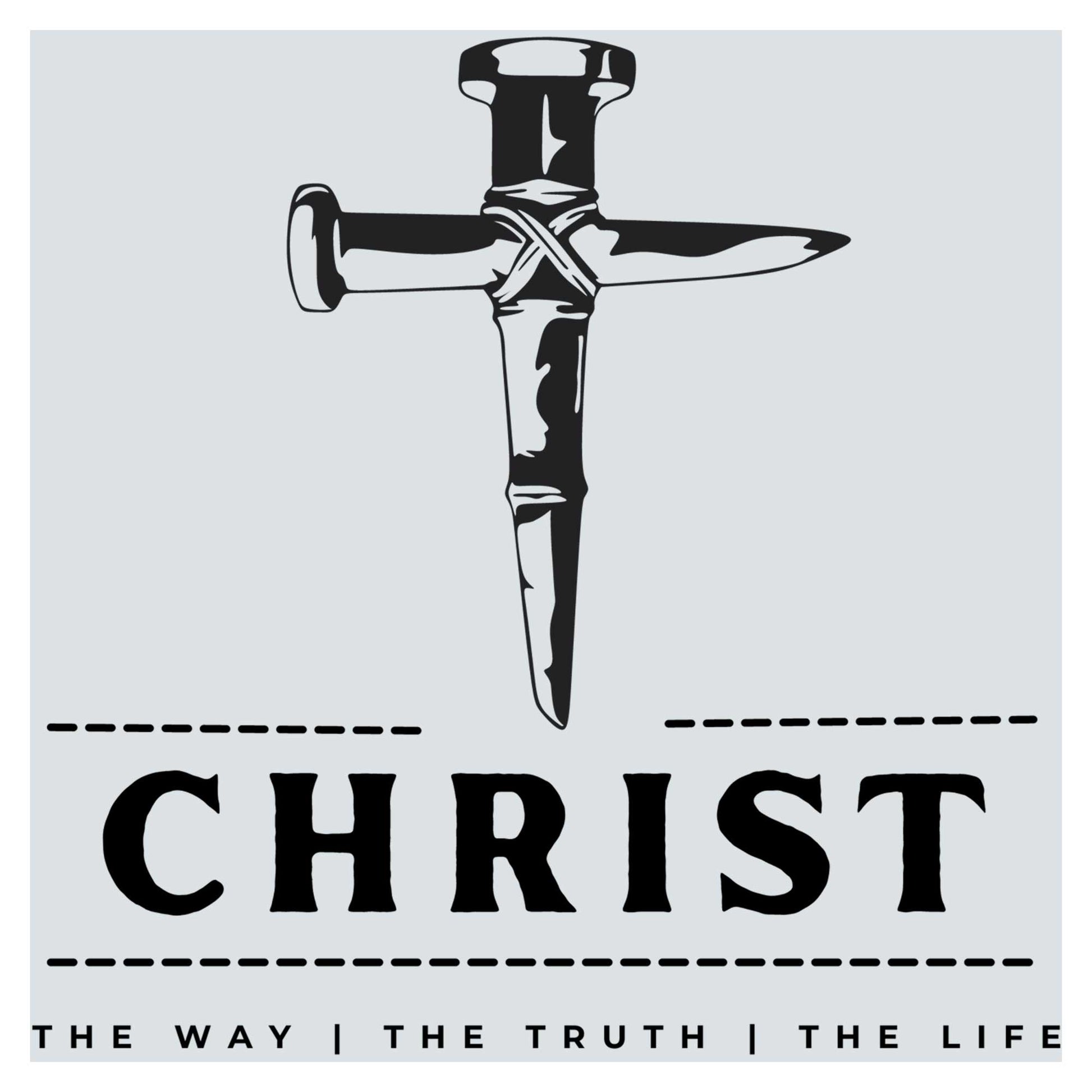 a cross with the words christ on it