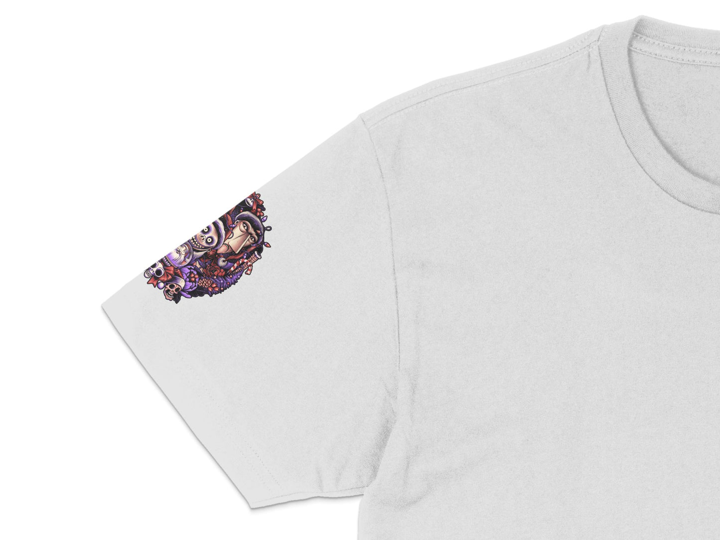 Unique Owl Graphic T-Shirt, Colorful Boho Style Owl Print, Unisex Casual White Tee, Trendy Animal Design Shirt