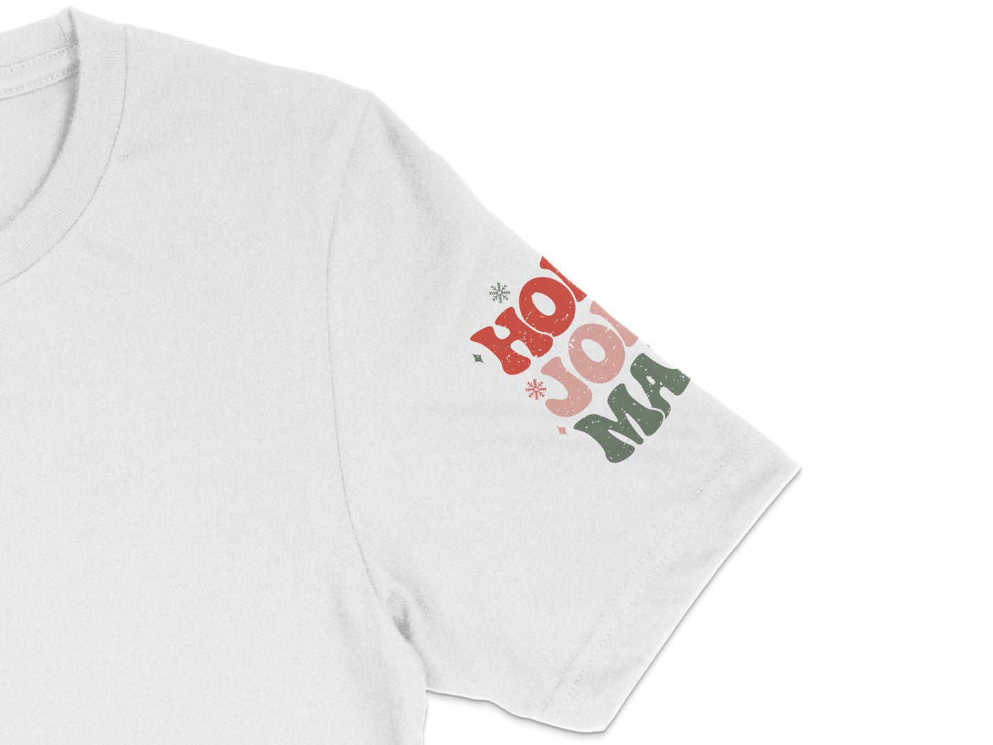 Holiday Joy Men's T-Shirt, Festive Christmas Graphic Tee, Winter Snowflake Casual Top, Unique Gift Idea