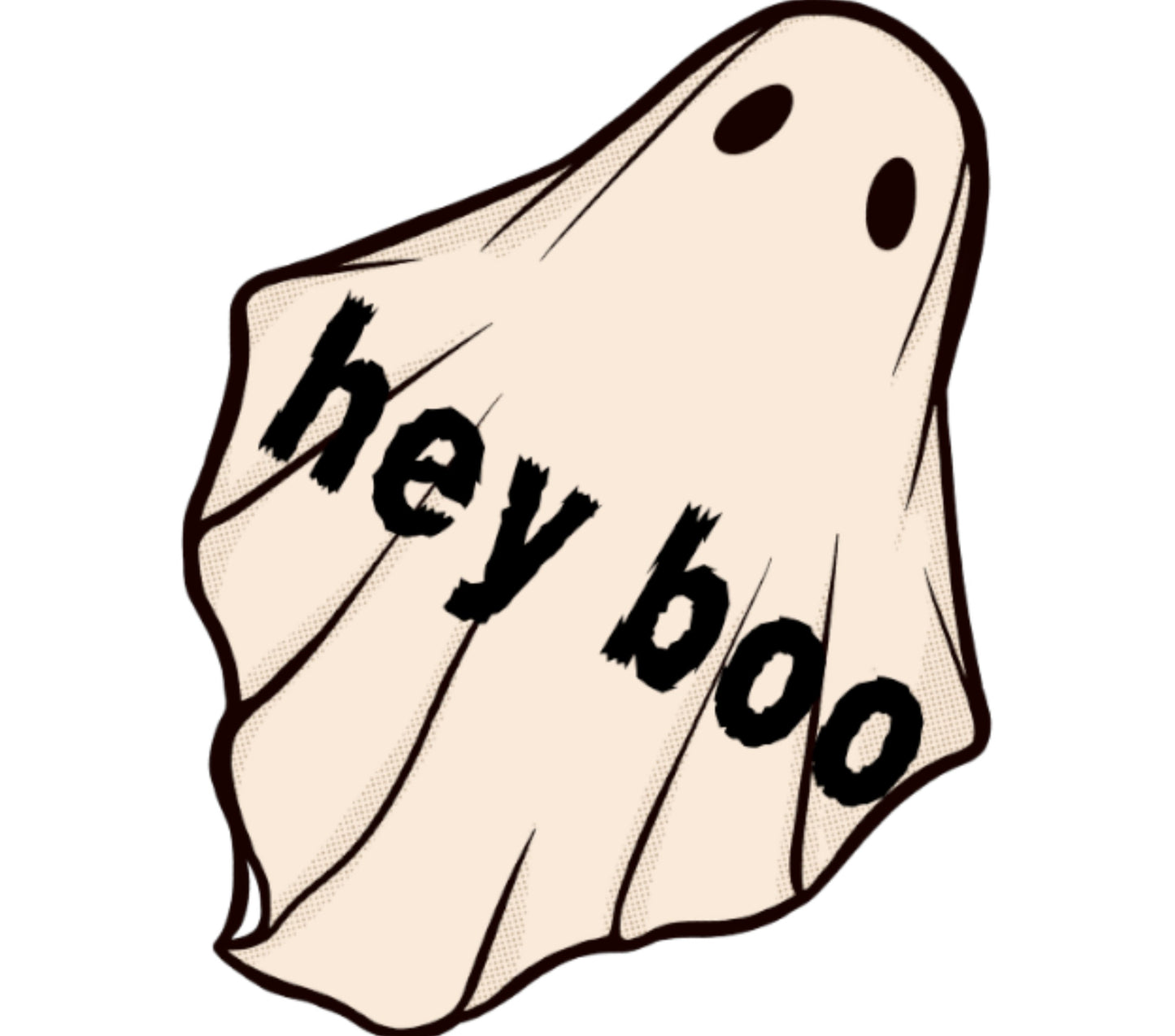 Hey Boo Ghost Halloween T-Shirt, Cute Spooky Apparel, Fall Season Tee, Unisex Ghost Costume Shirt