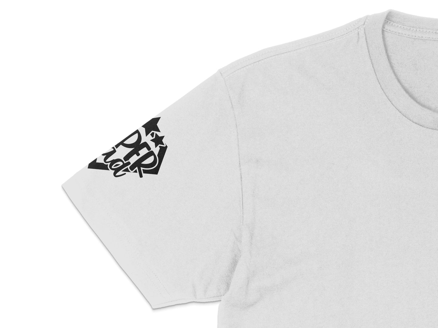 Modern Graphic Tee, Monochrome Street Style T-Shirt, Unisex Casual Wear, Trendy Design Top