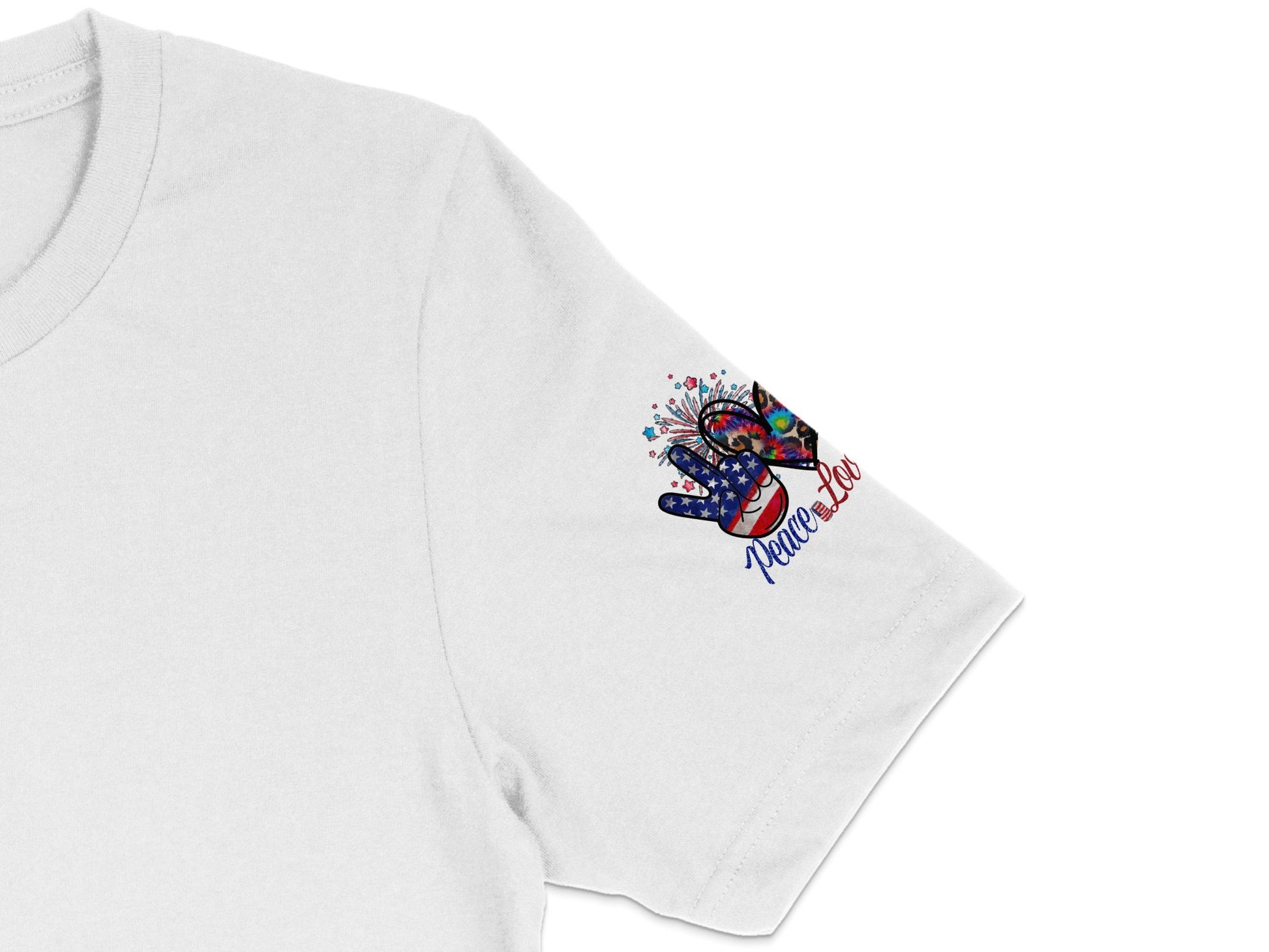 White T-Shirt with Colorful Abstract Art Print, Unisex Casual Graphic Tee, Modern Streetwear Style, Unique Design Top