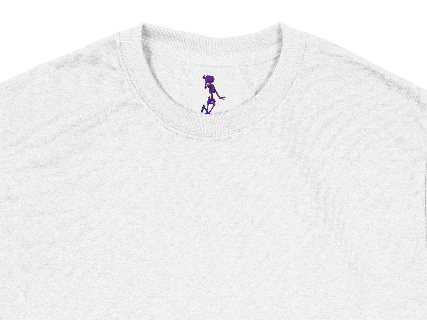 Men's Grey T-Shirt with Purple Astronaut Design, Casual Cotton Tee, Trendy Space Graphic Top