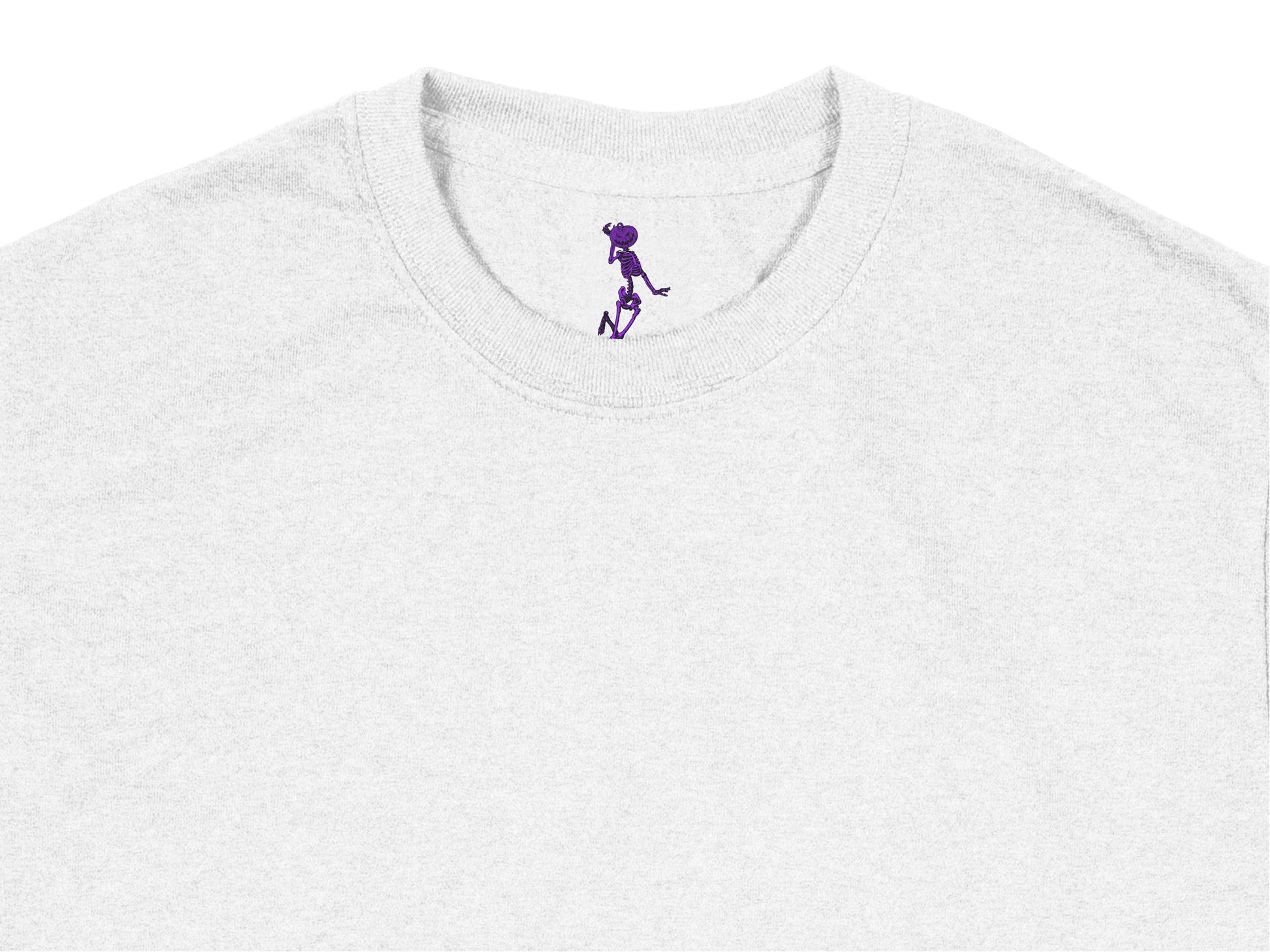 Men's Grey T-Shirt with Purple Astronaut Design, Casual Cotton Tee, Trendy Space Graphic Top