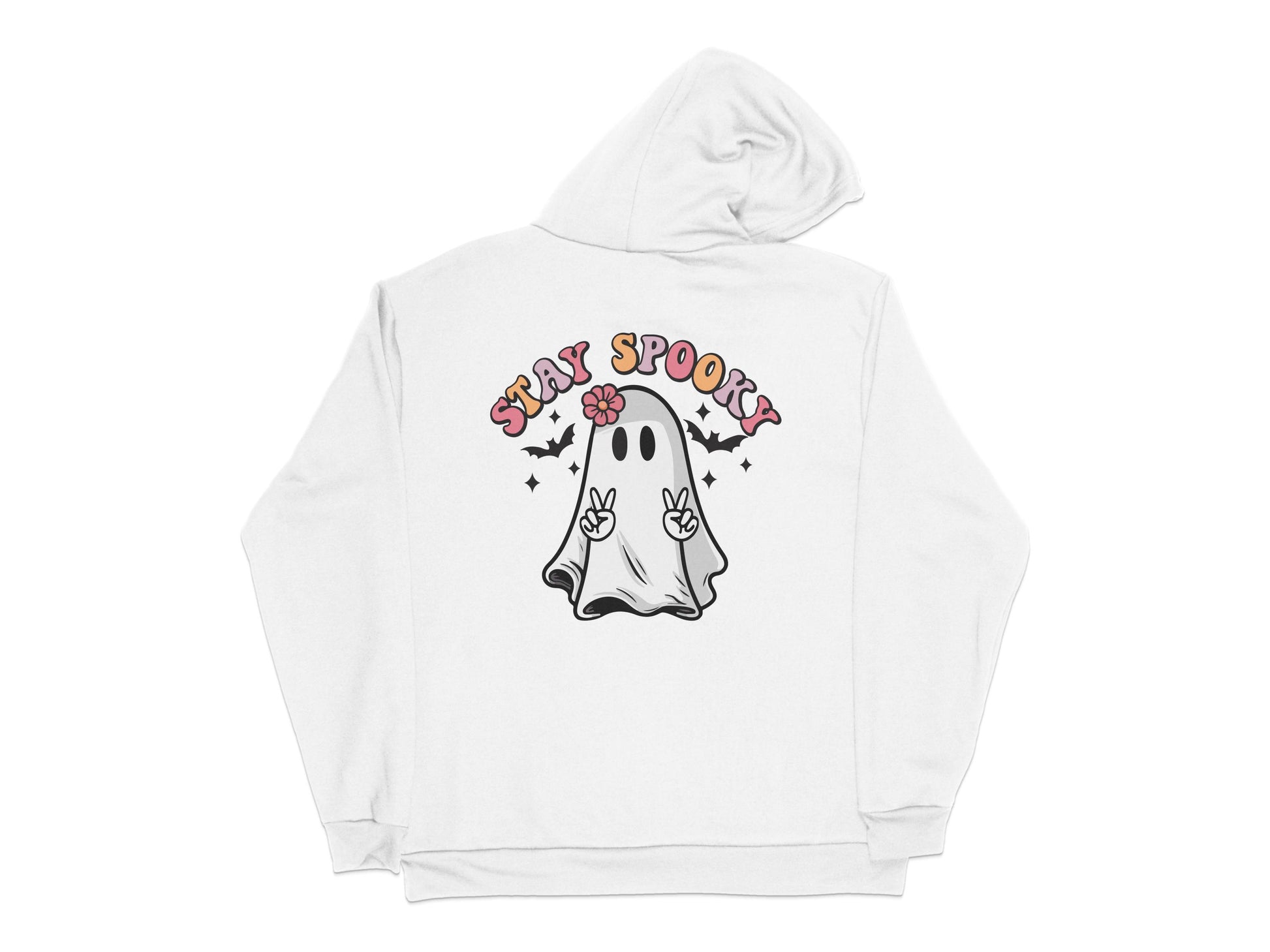 Cute Ghost 'Stay Spooky' Hoodie, Halloween Sweatshirt, Funny Ghost Design, Cozy Fall Apparel, Unisex Hooded Pullover