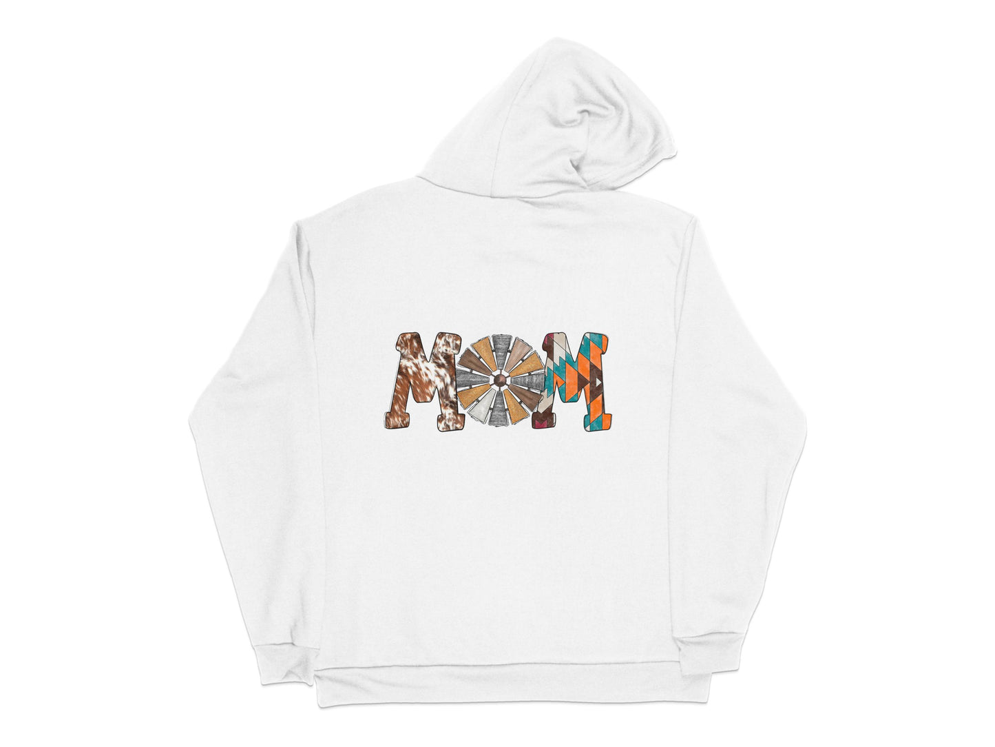 Unique Ferris Wheel Graphic Hoodie, Colorful Letter Print, Unisex Adult Casual Wear