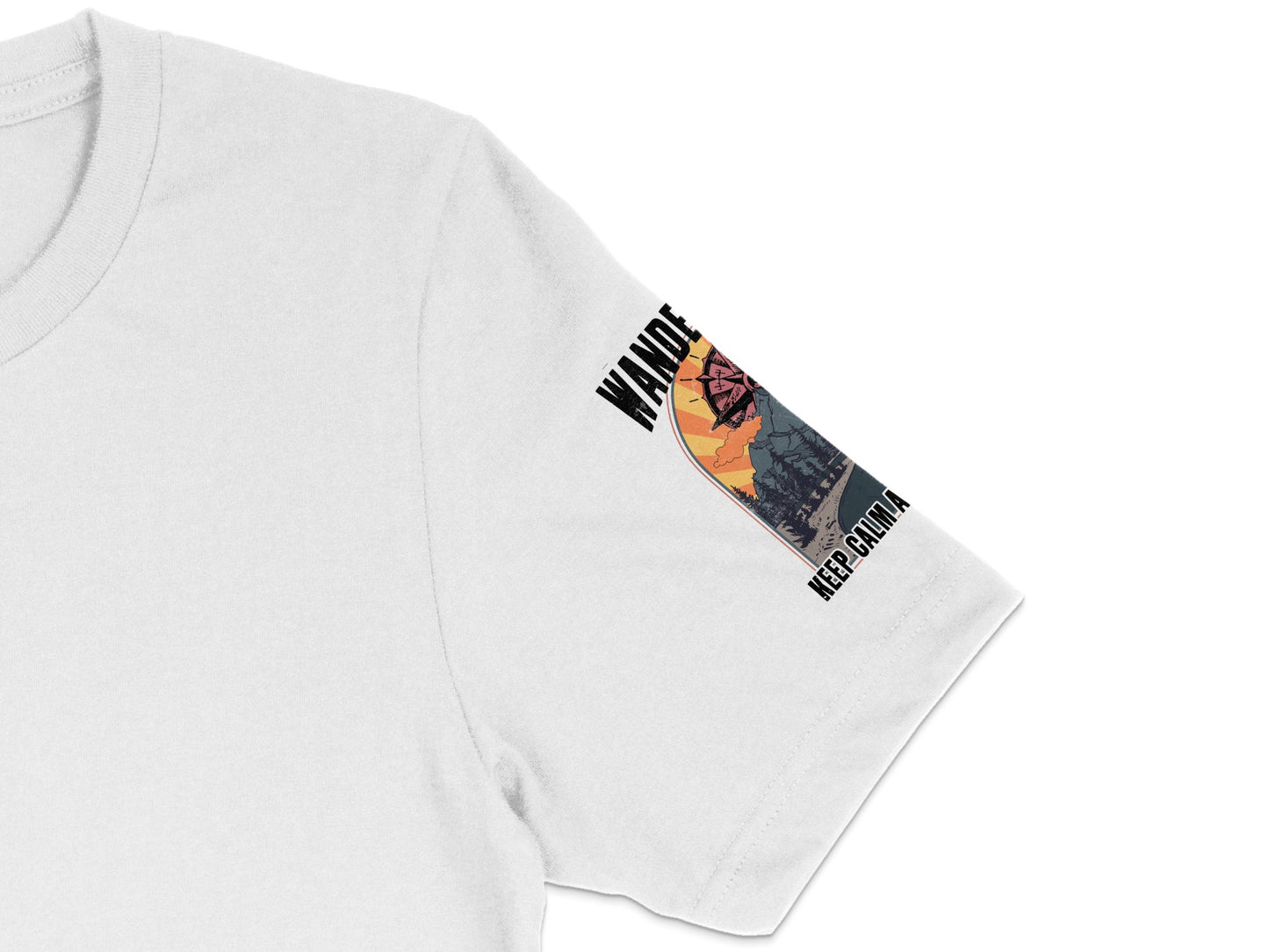 Vintage Inspired 'Widow' Graphic Tee, Retro Style Mountain Print, Unisex Casual Shirt