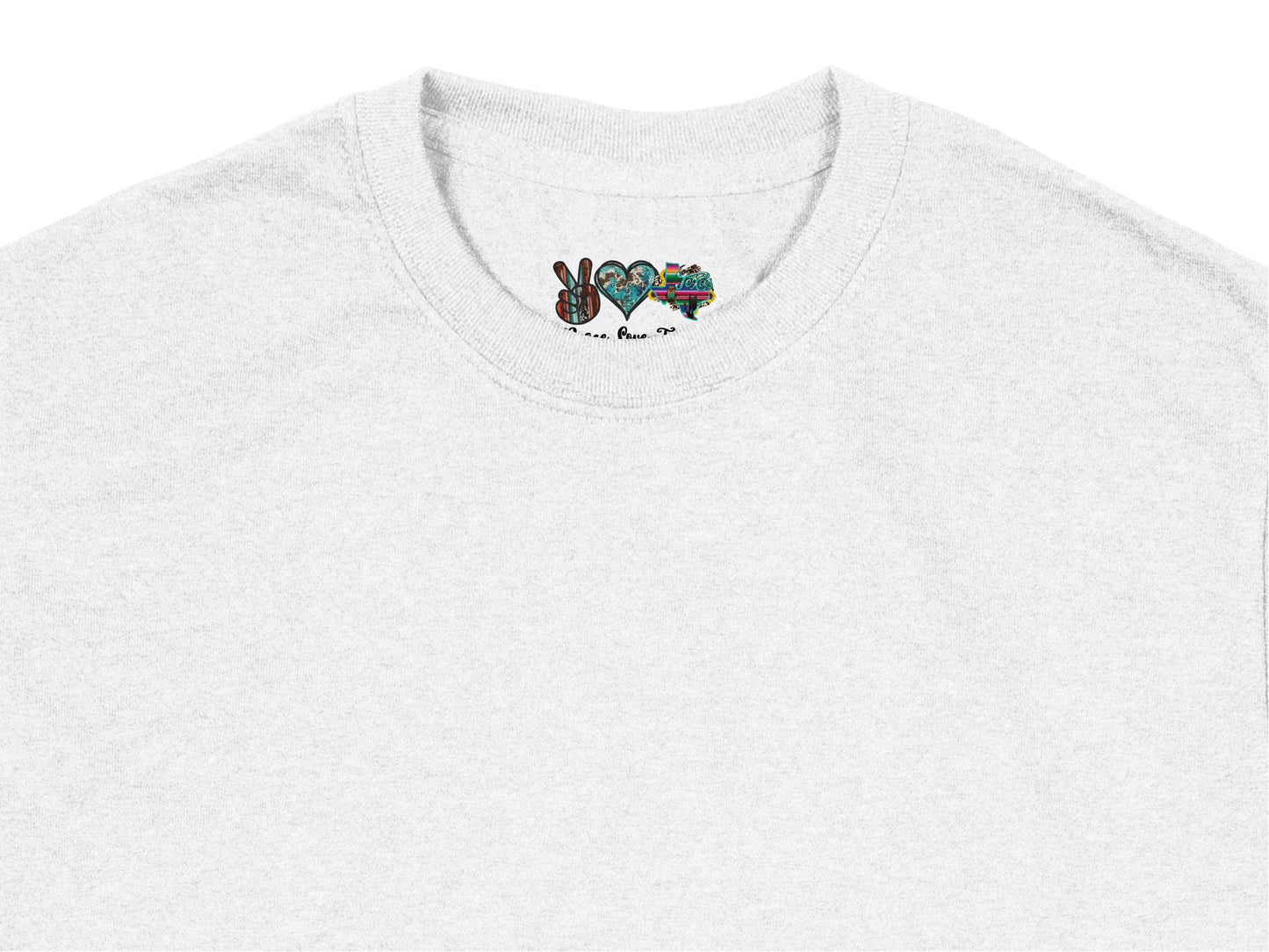 White T-Shirt with Miniature Cactus Embroidery, Cute Plant Design, Casual Cotton Tee, Unisex Fashion