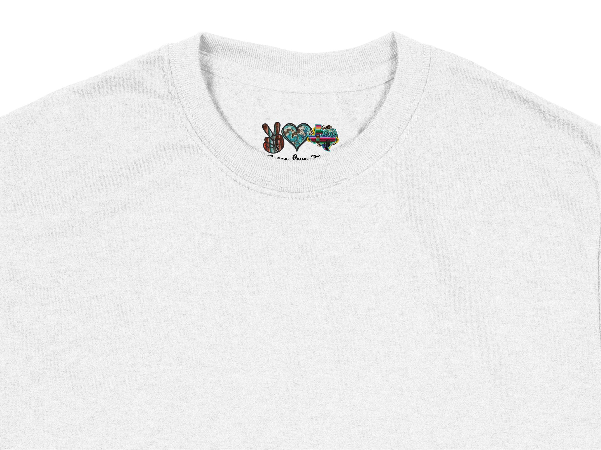 White T-Shirt with Miniature Cactus Embroidery, Cute Plant Design, Casual Cotton Tee, Unisex Fashion