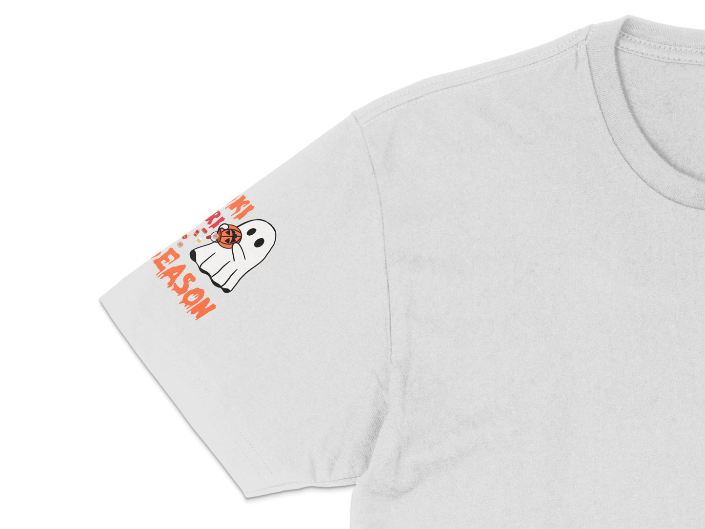 Vintage Retro Ghost Dog T-Shirt, 'Its Not the Season' Quote, Halloween Tee, Unique Spooky Apparel, Casual Graphic Shirt