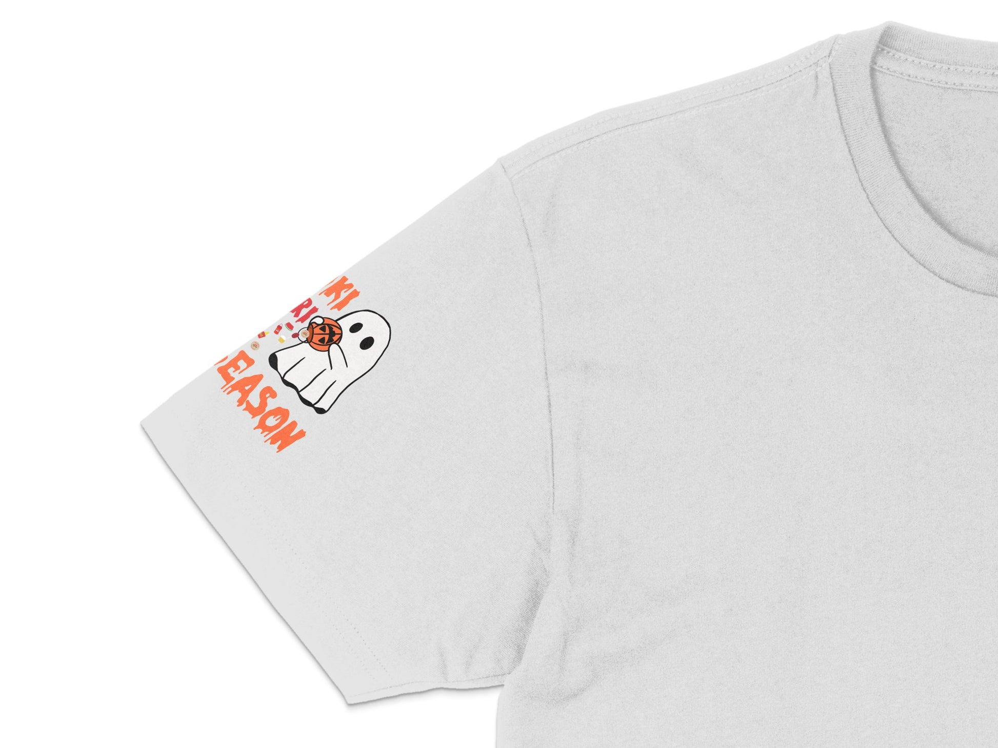 Vintage Retro Ghost Dog T-Shirt, 'Its Not the Season' Quote, Halloween Tee, Unique Spooky Apparel, Casual Graphic Shirt