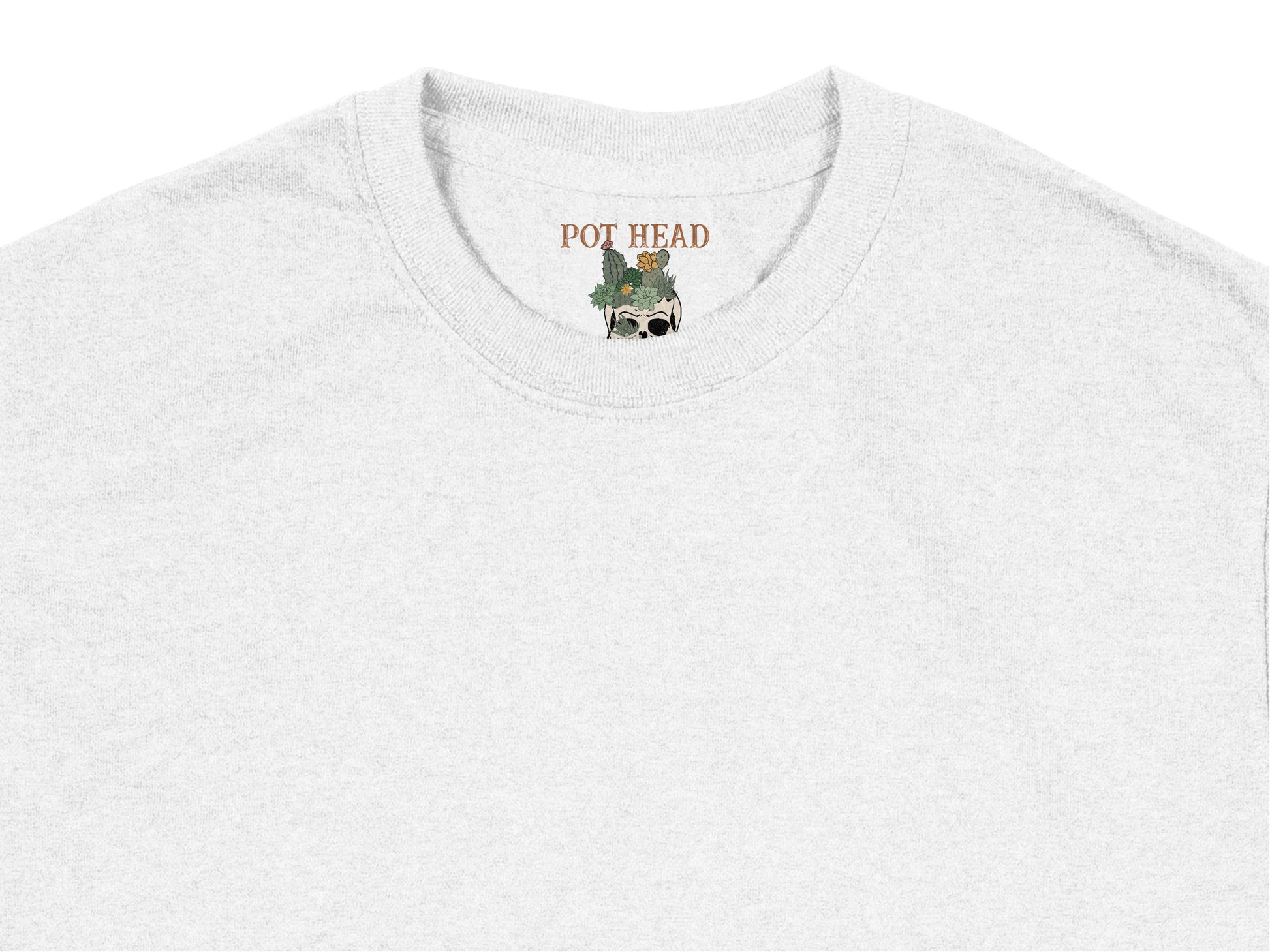 Pot Head Skull Graphic T-Shirt, Funny Stoner Gift, Unisex Cotton Tee, Casual Wear, Trendy Hipster Clothing, Unique Design Top