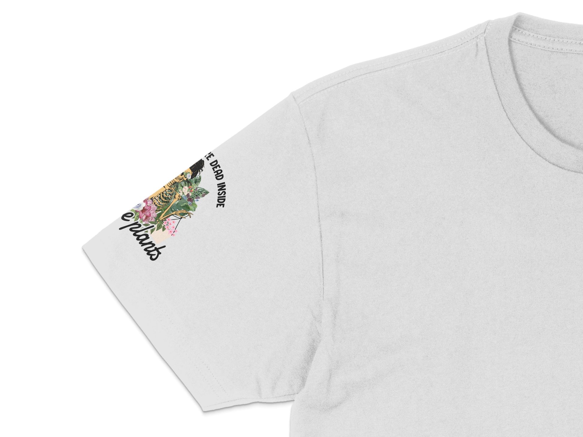 Men's White Graphic T-Shirt, Tropical Parrot Print, Short Sleeve Casual Top