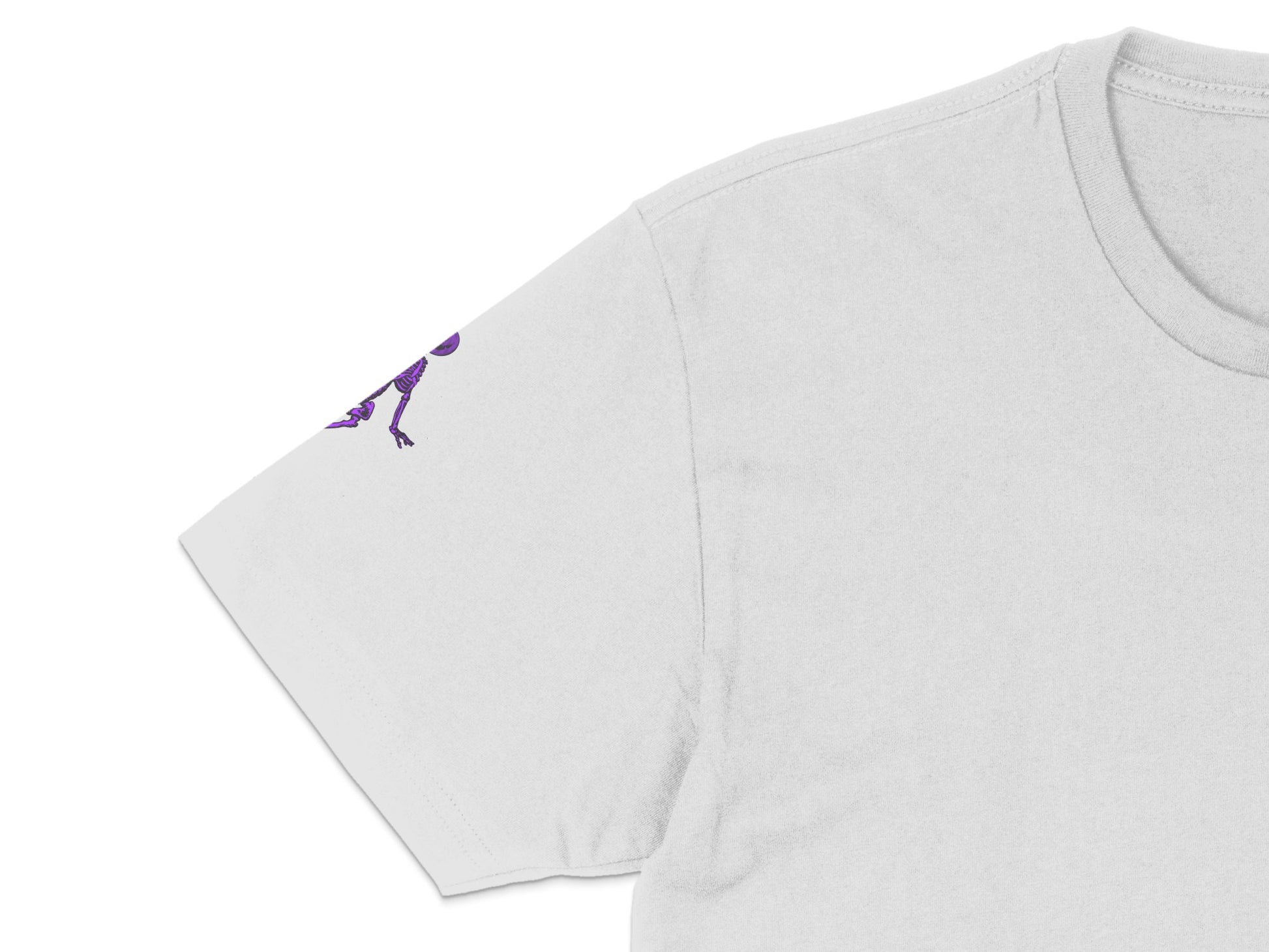 Light Gray T-Shirt with Purple Gecko Design, Unisex Casual Tee, Soft Cotton Top for Everyday Wear