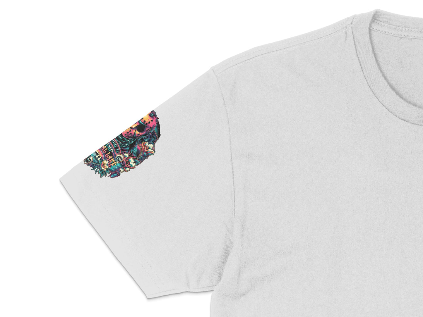 Colorful Elephant Print Pocket T-Shirt, Unique Graphic Tee, Casual Unisex Clothing, Trendy Animal Design Shirt